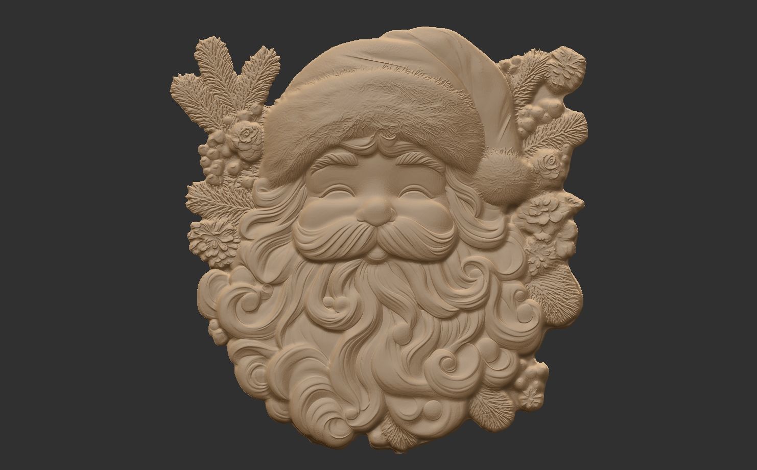 sanda pentant christmas decoration 3D print model_12