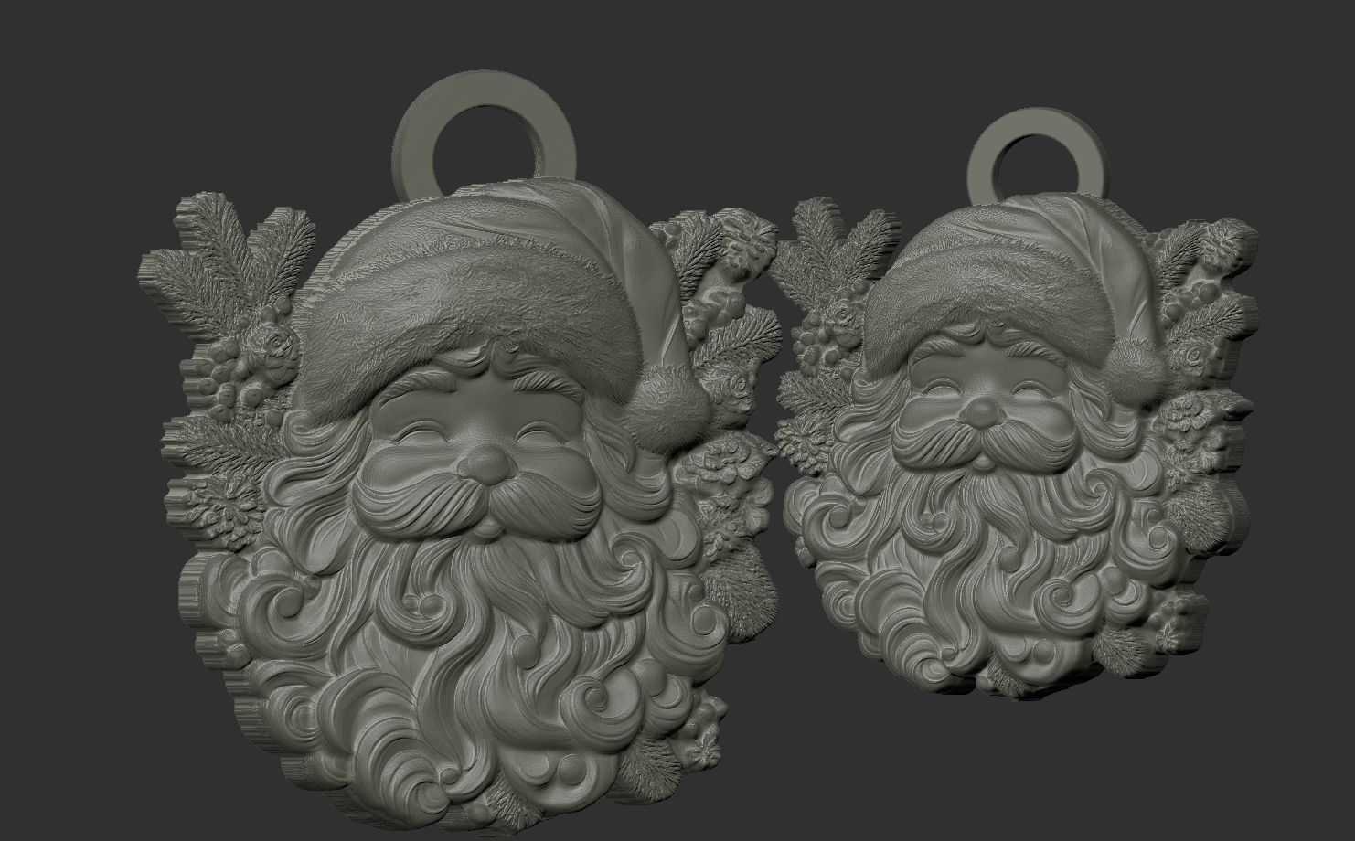 sanda pentant christmas decoration 3D print model_19