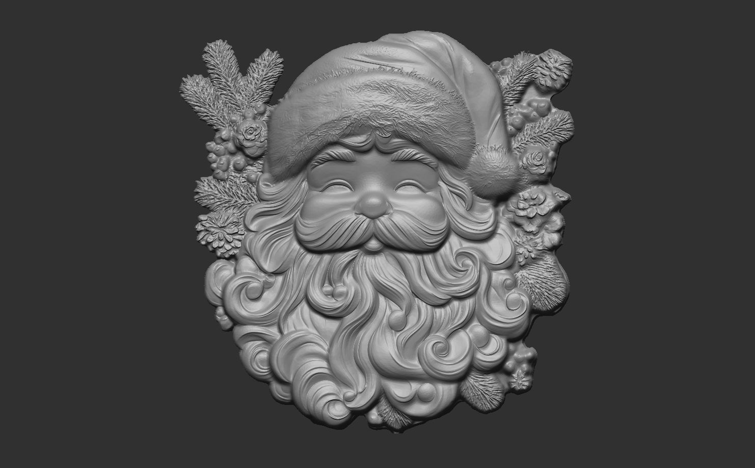sanda pentant christmas decoration 3D print model_6