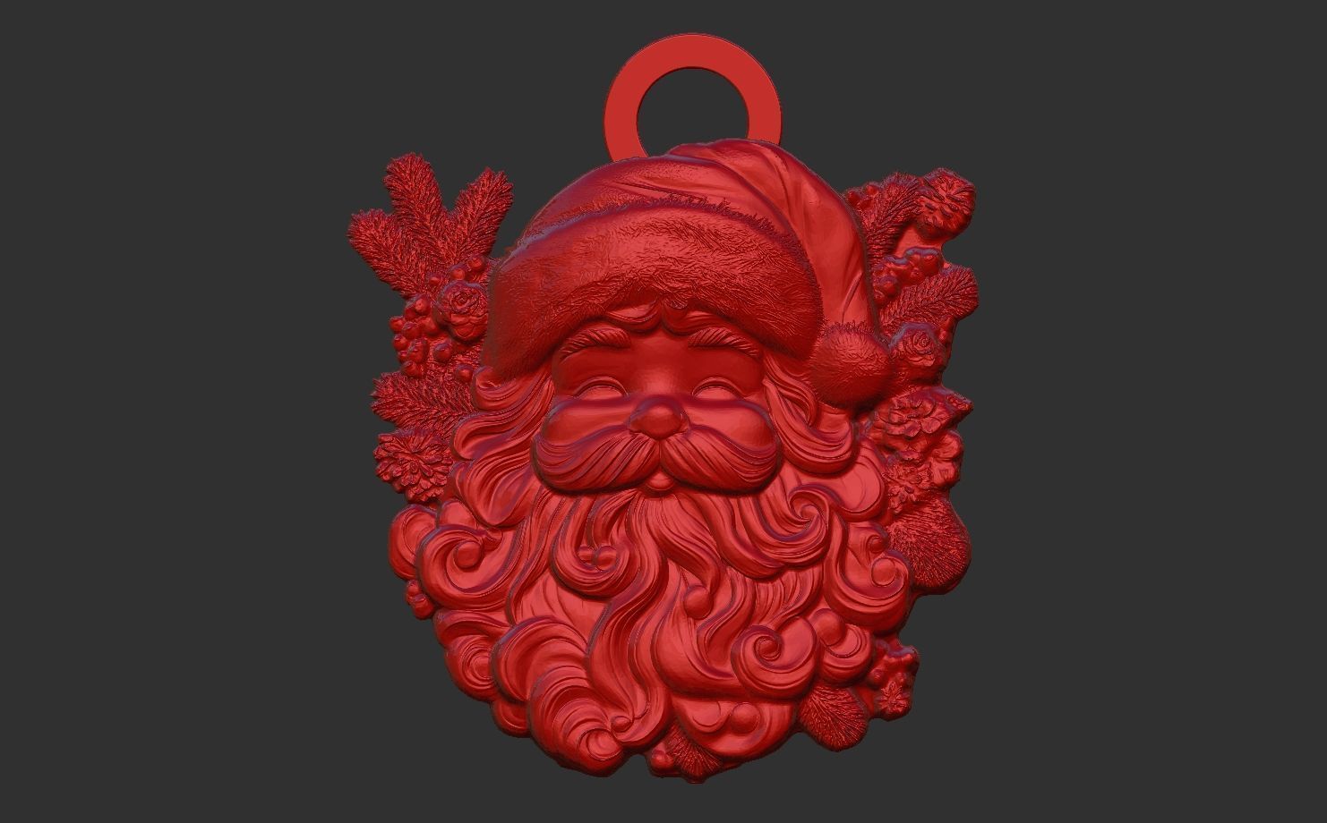 sanda pentant christmas decoration 3D print model_7