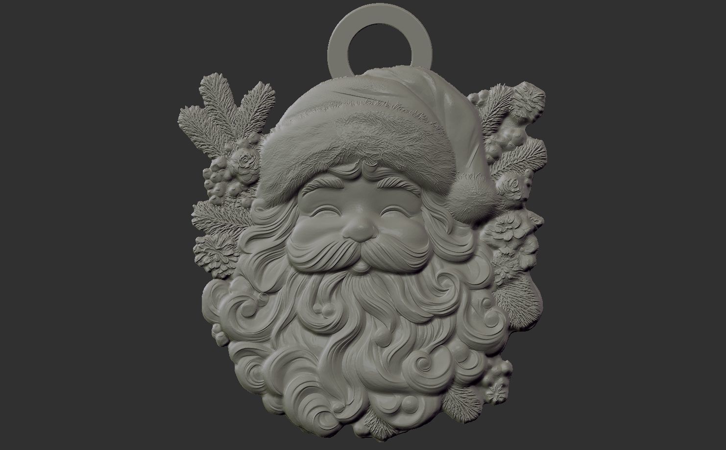sanda pentant christmas decoration 3D print model_14