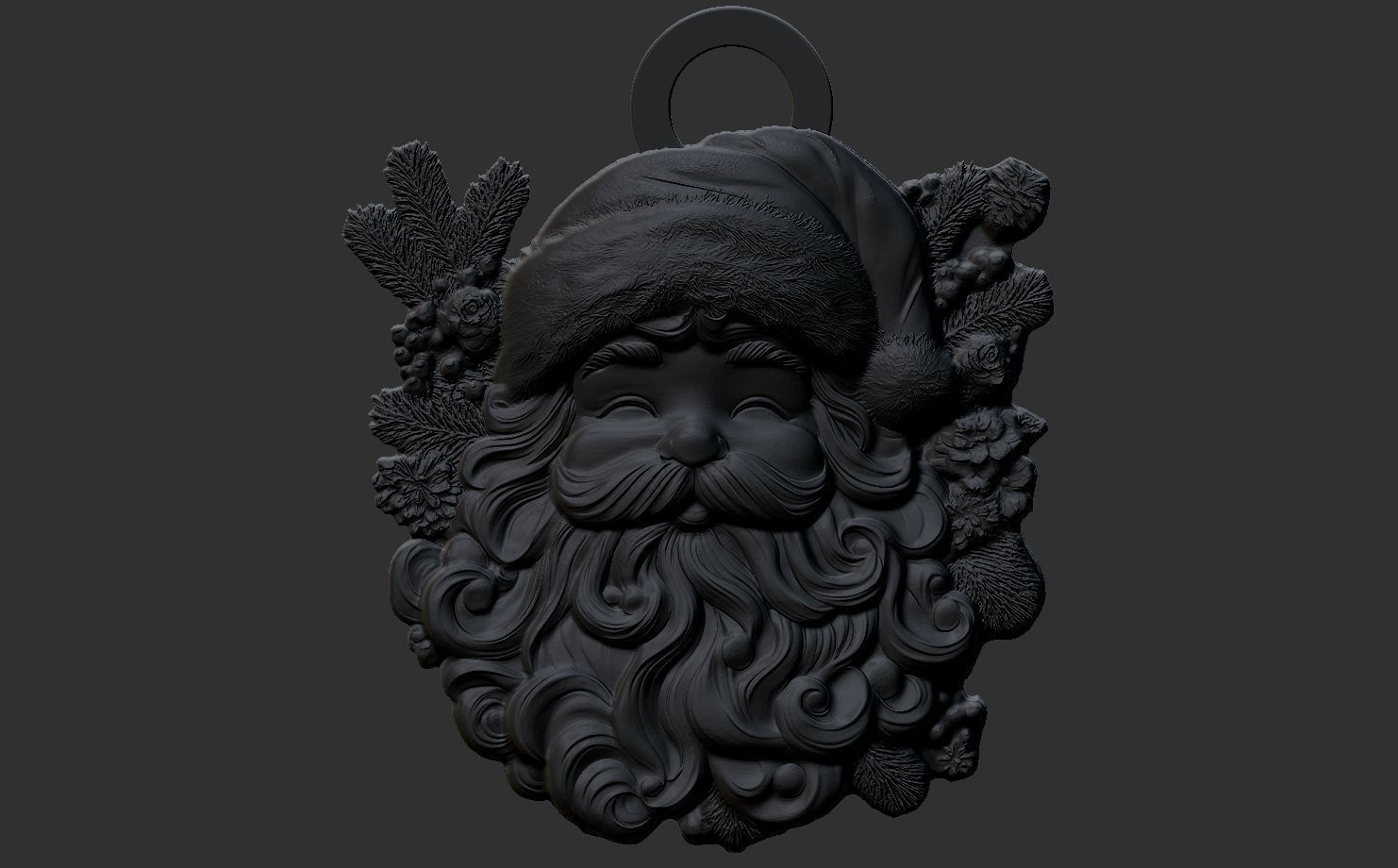 sanda pentant christmas decoration 3D print model_20