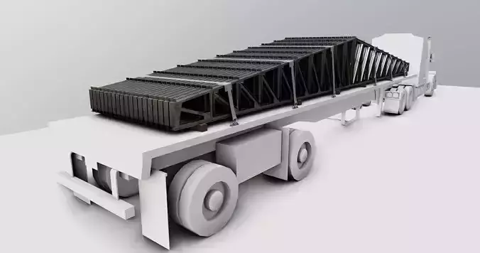 CARGO MODELS FOR TRUCK TRAILER-Roof Modul Type-3