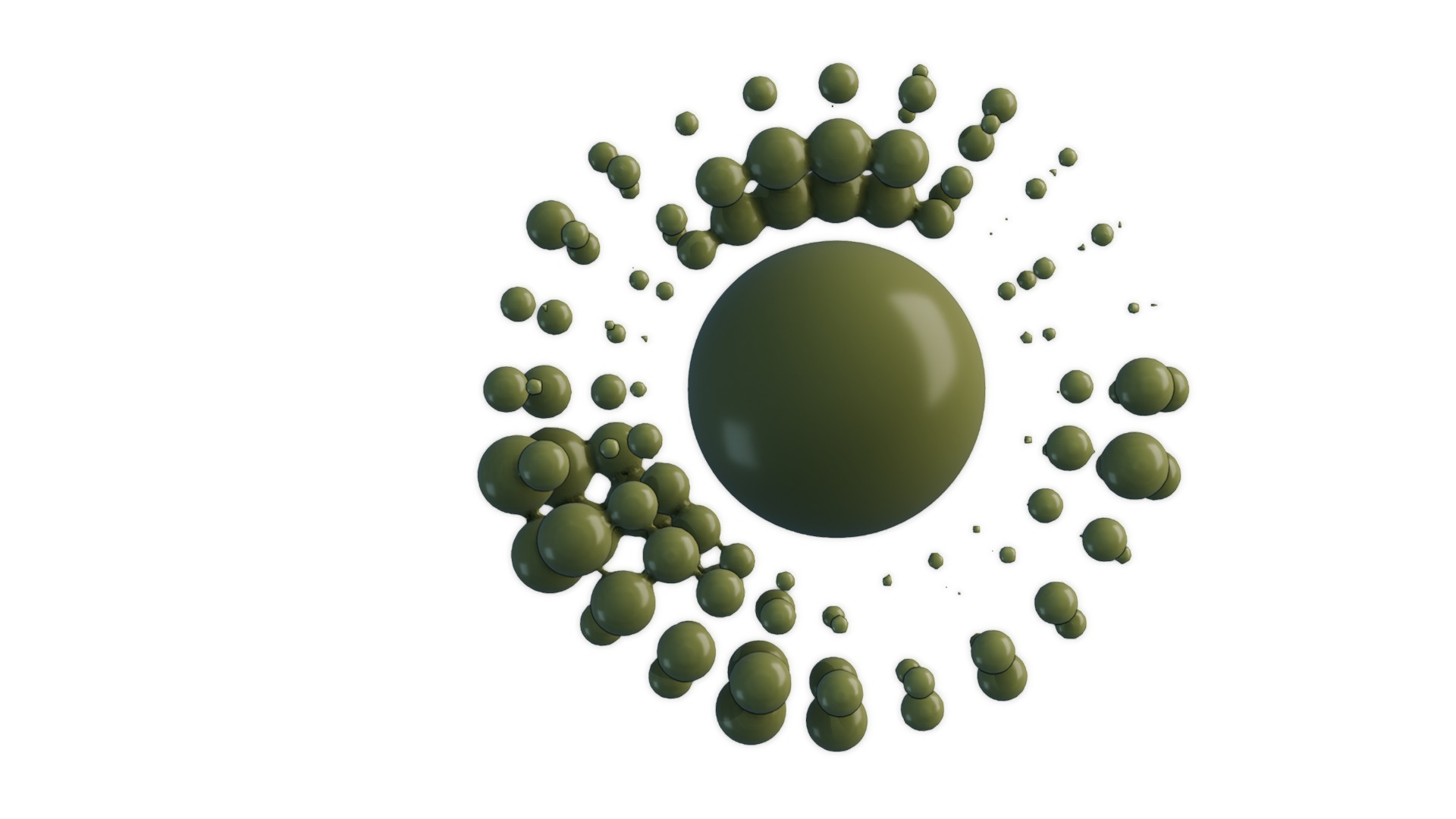 Abstract Sci-fi 2 Low-poly 3D model_7