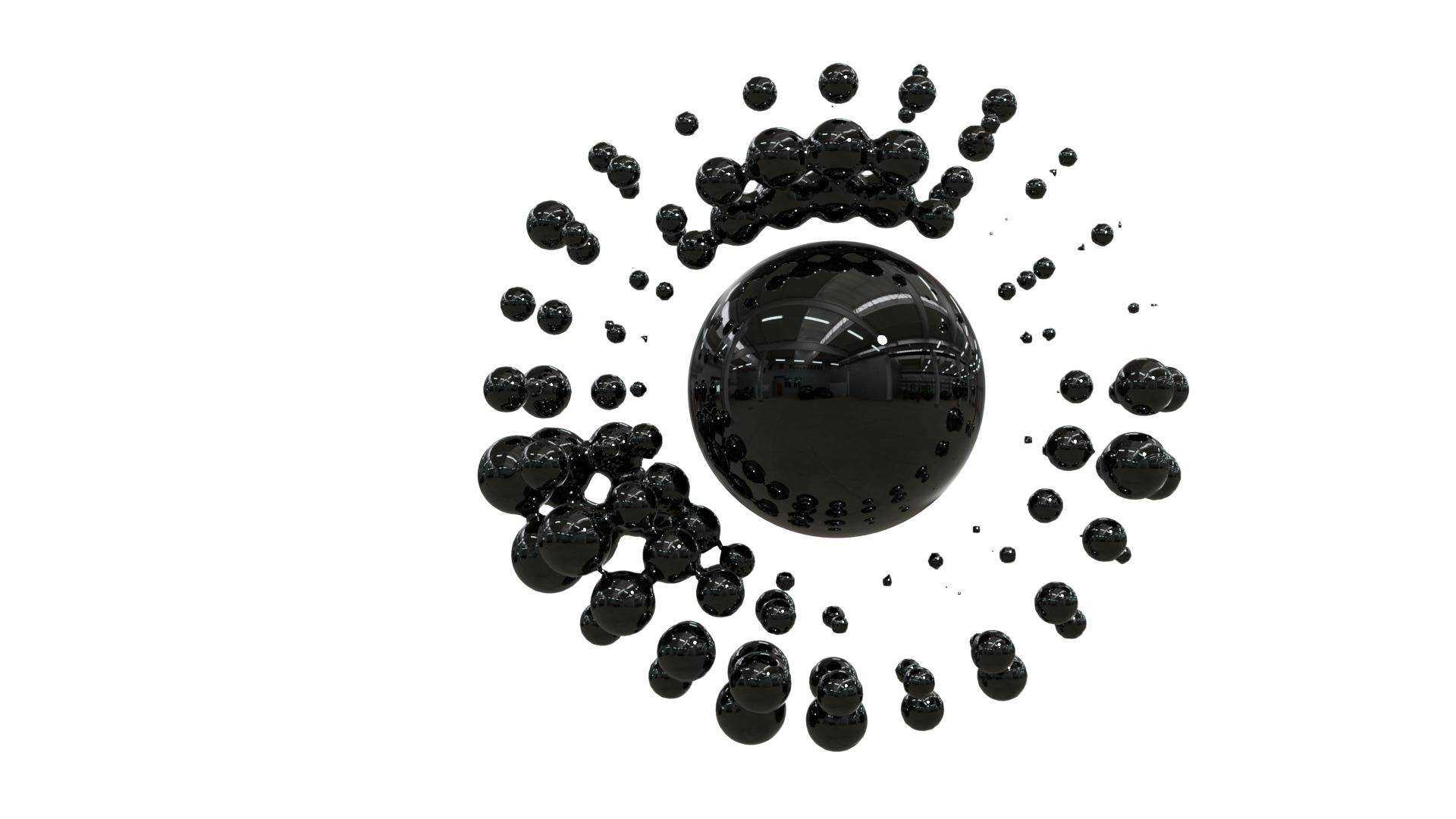 Abstract Sci-fi 2 Low-poly 3D model_5