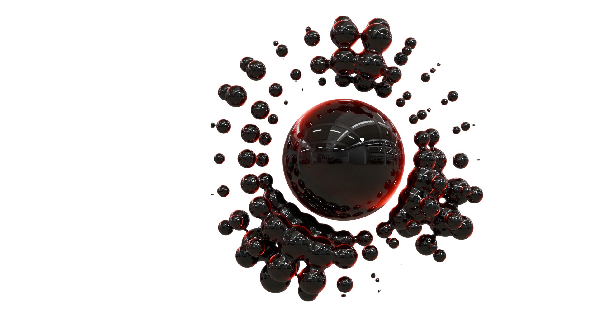 Abstract Sci-fi 2 Low-poly 3D model_9