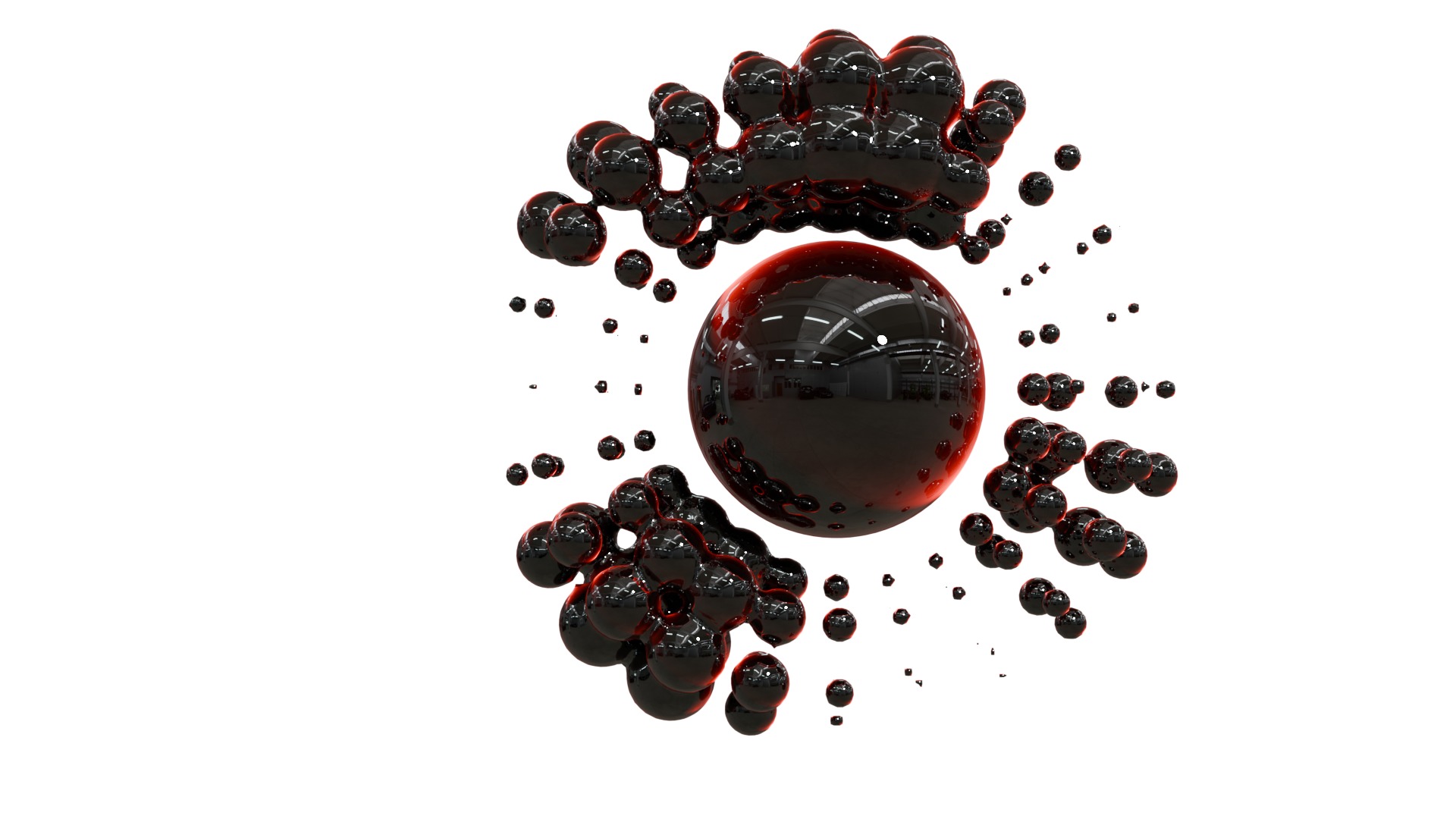 Abstract Sci-fi 2 Low-poly 3D model_10