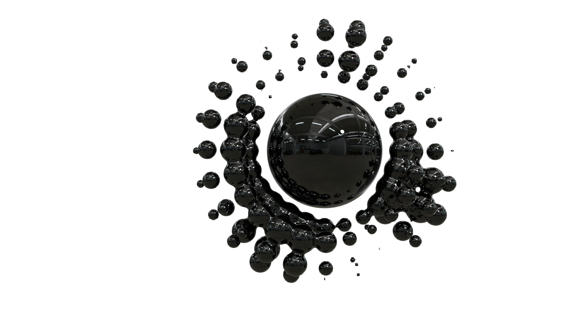 Abstract Sci-fi 2 Low-poly 3D model_4