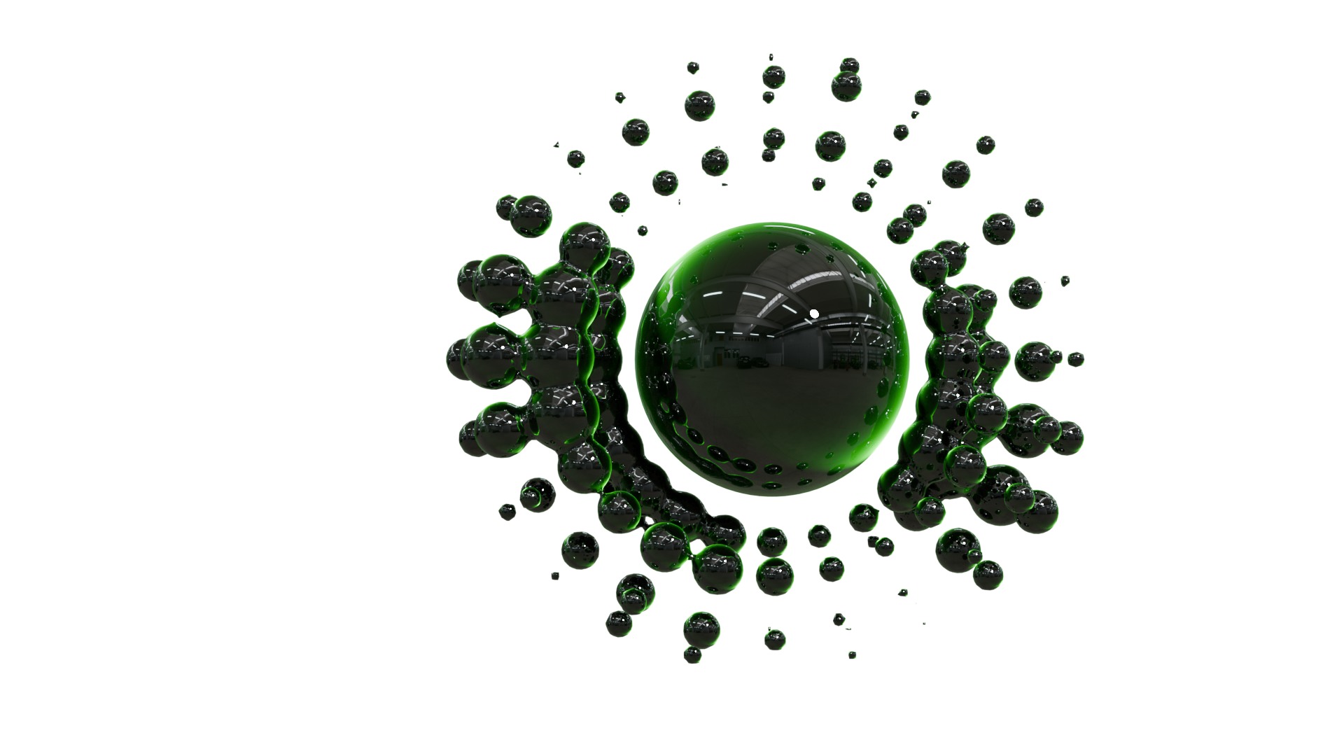 Abstract Sci-fi 2 Low-poly 3D model_6