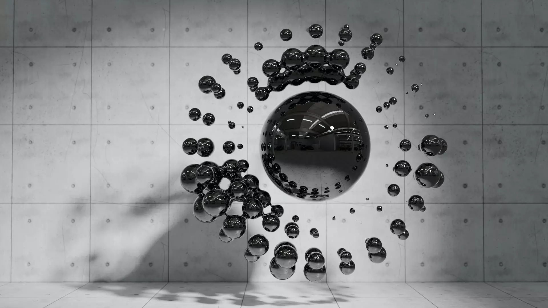 Abstract Sci-fi 2 Low-poly 3D model_0