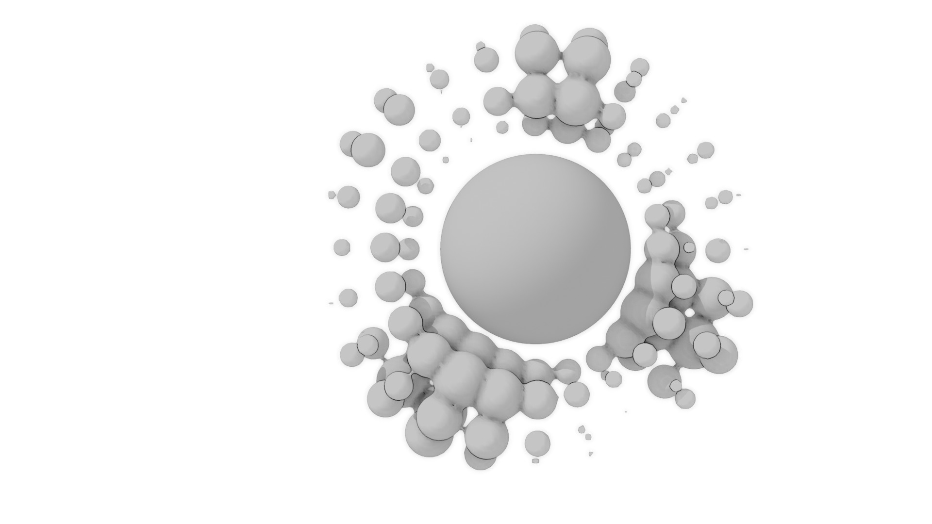 Abstract Sci-fi 2 Low-poly 3D model_14