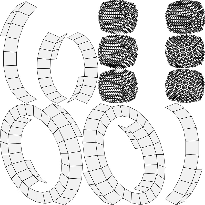 Abstract Sci-fi 2 Low-poly 3D model_24