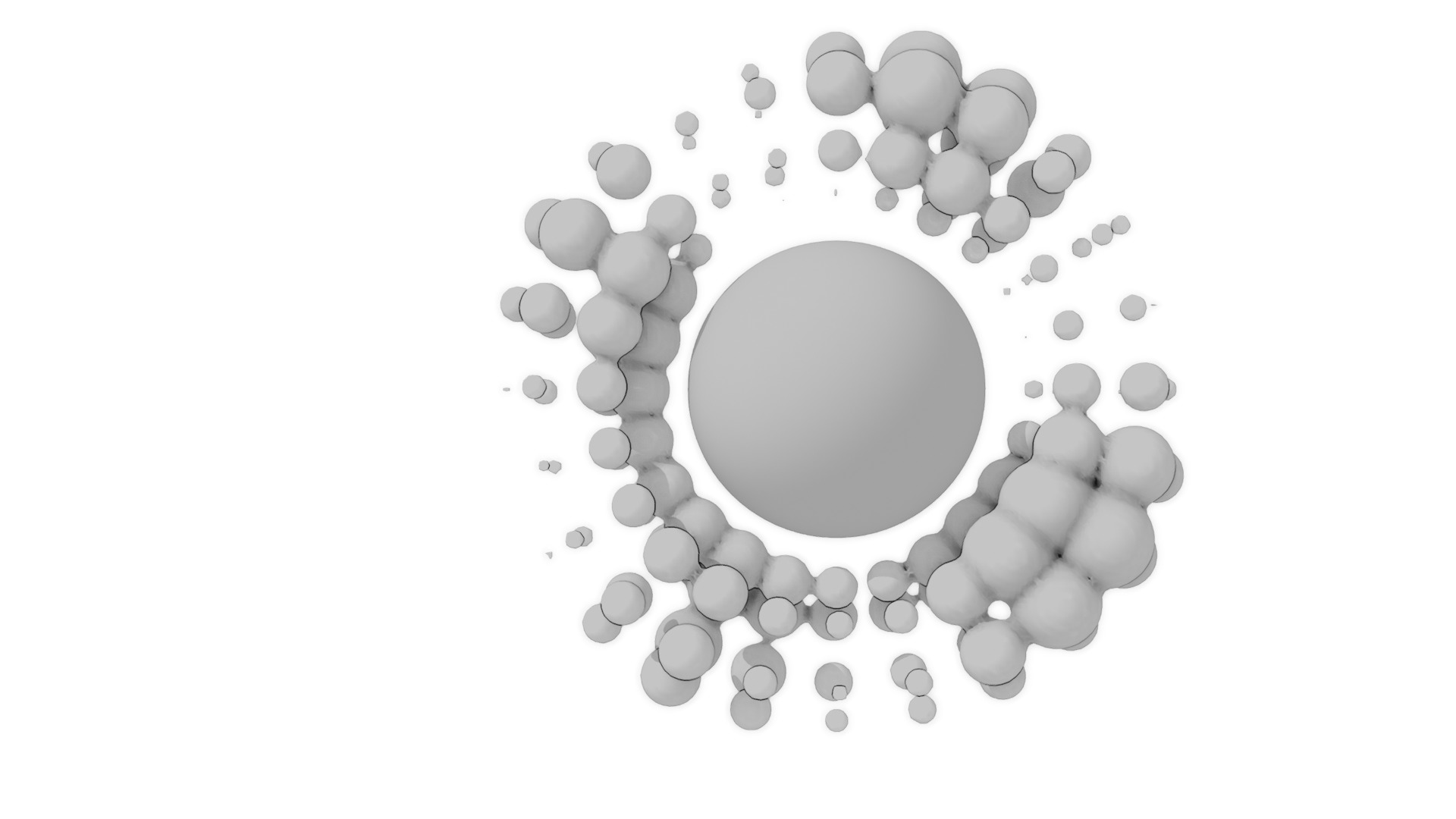 Abstract Sci-fi 2 Low-poly 3D model_15