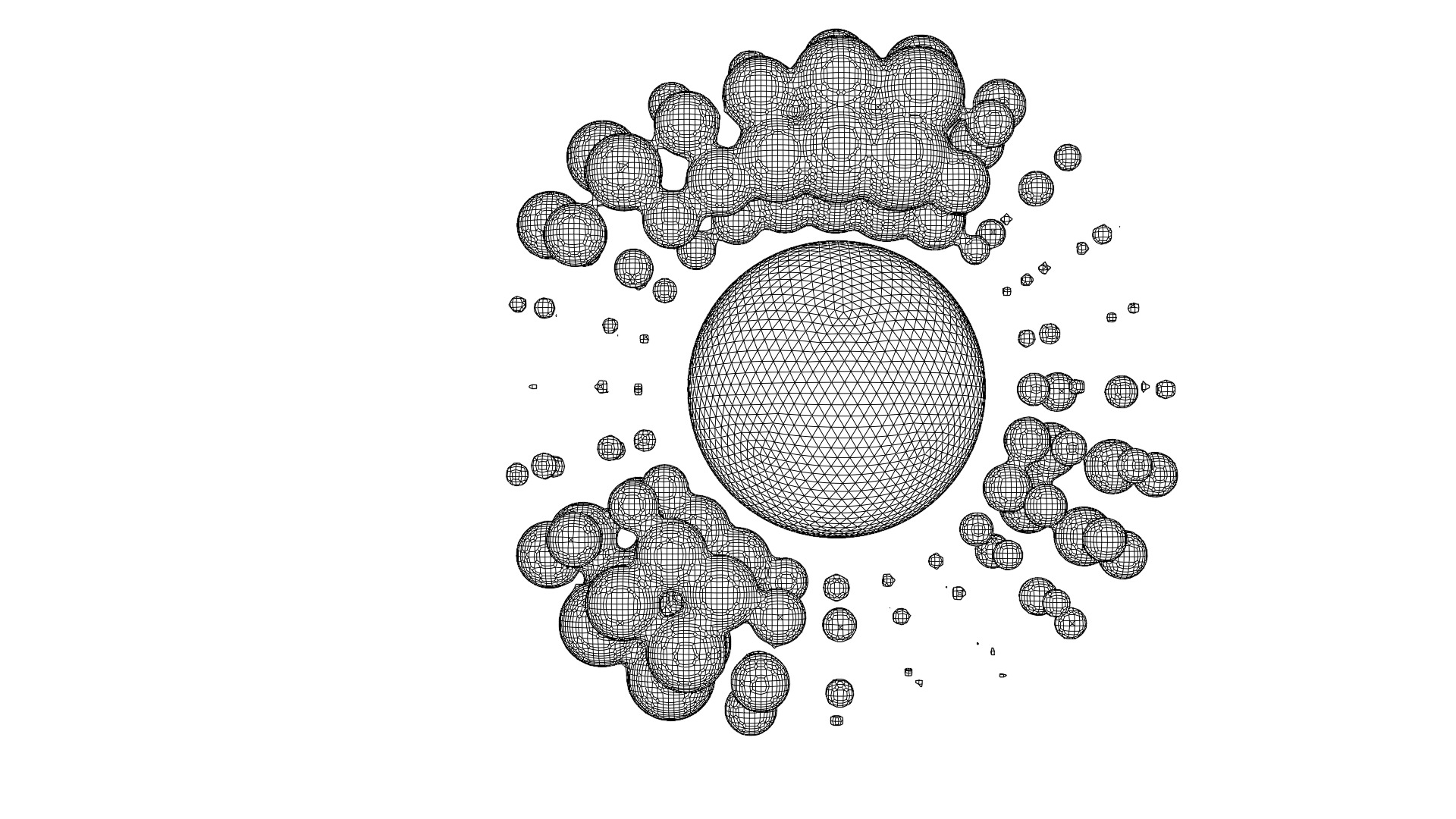 Abstract Sci-fi 2 Low-poly 3D model_23