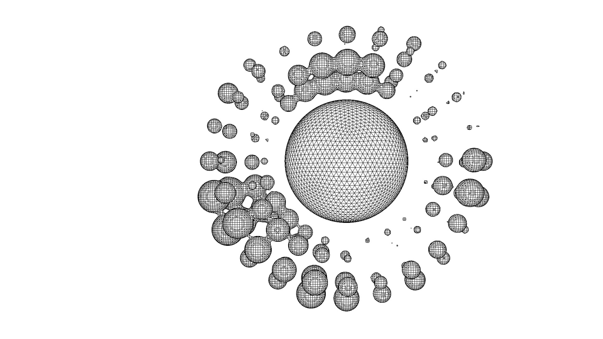 Abstract Sci-fi 2 Low-poly 3D model_22