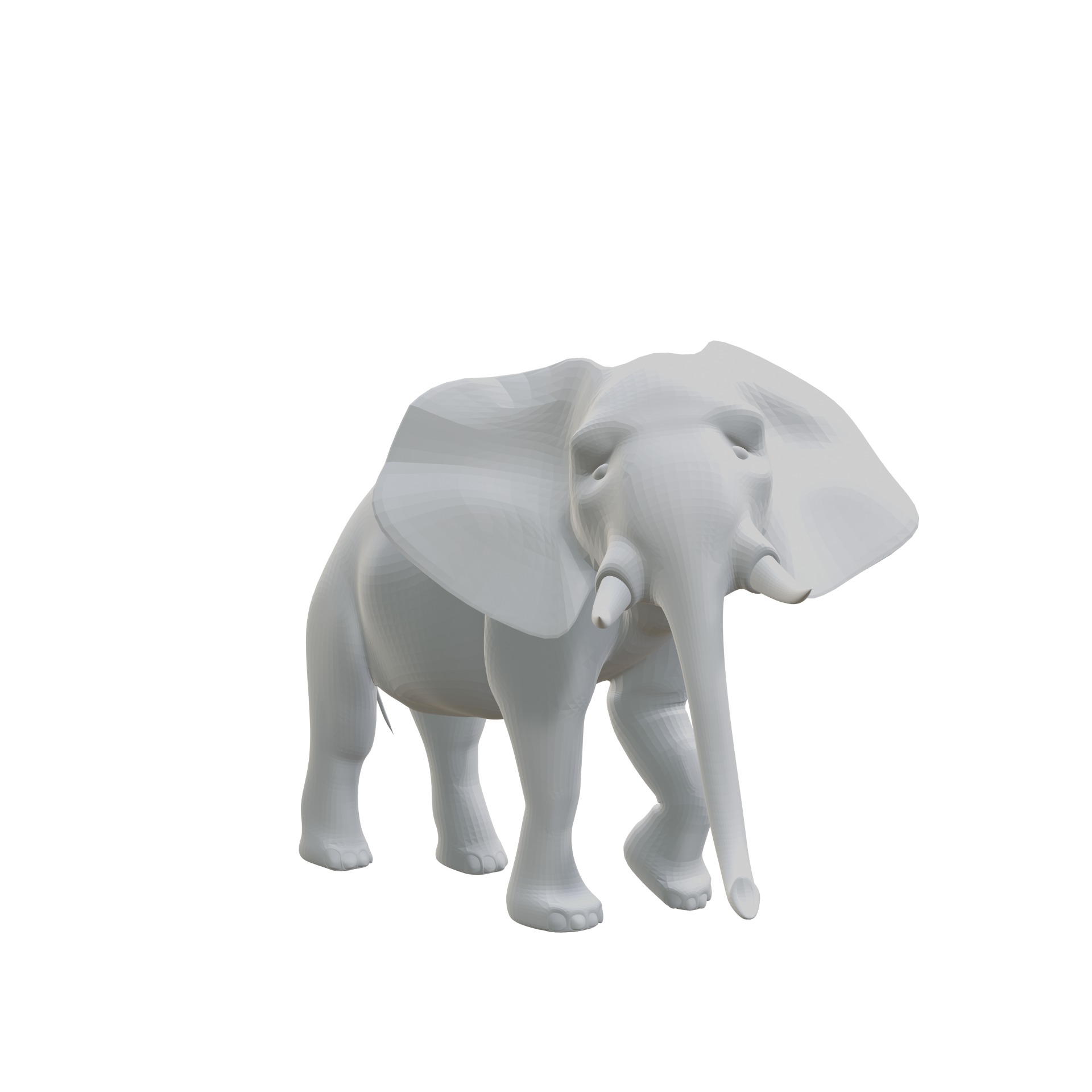 Elephant 3D print model_2