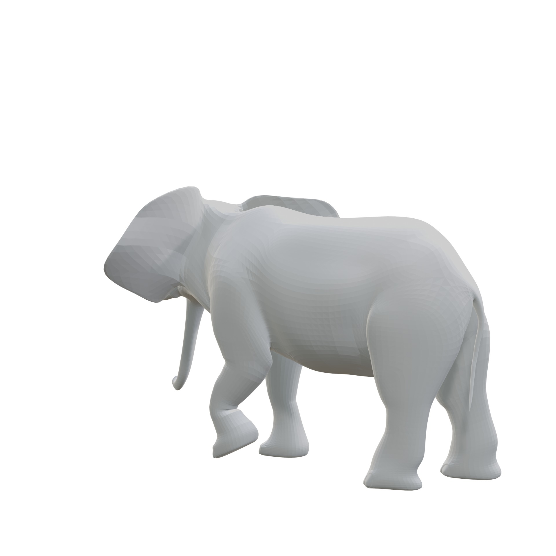 Elephant 3D print model_7