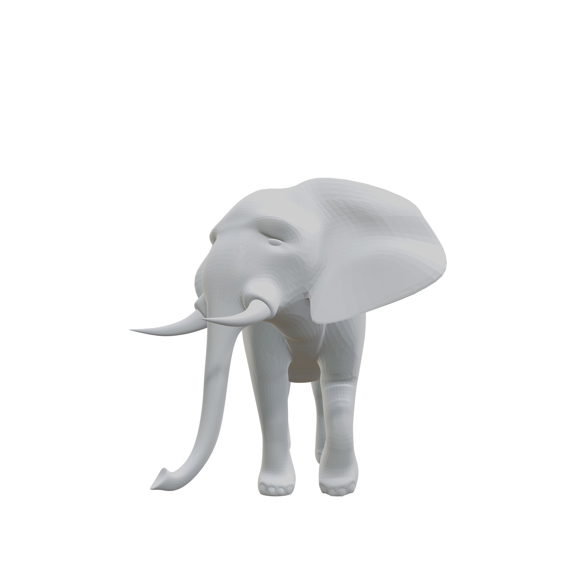 Elephant 3D print model_1