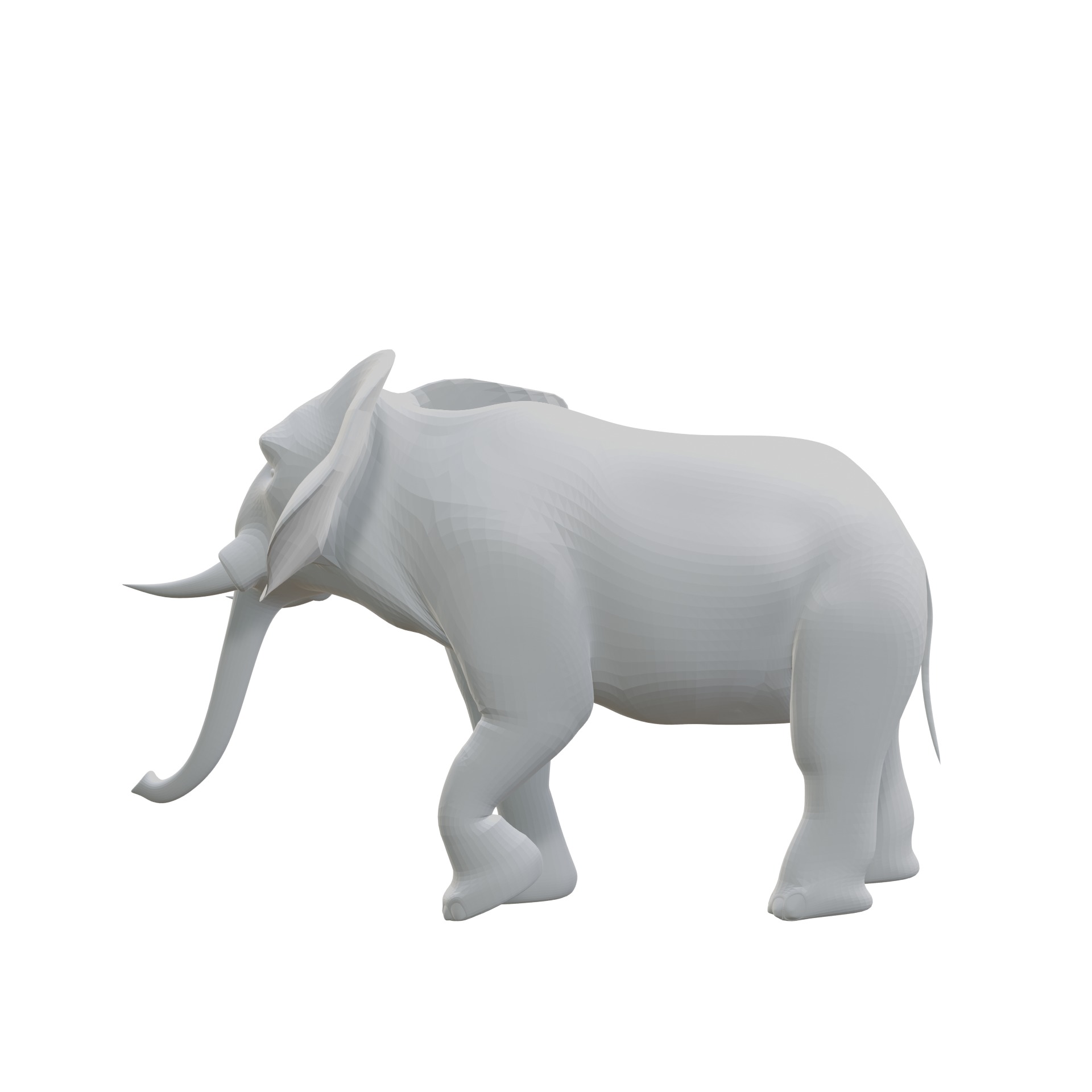 Elephant 3D print model_8