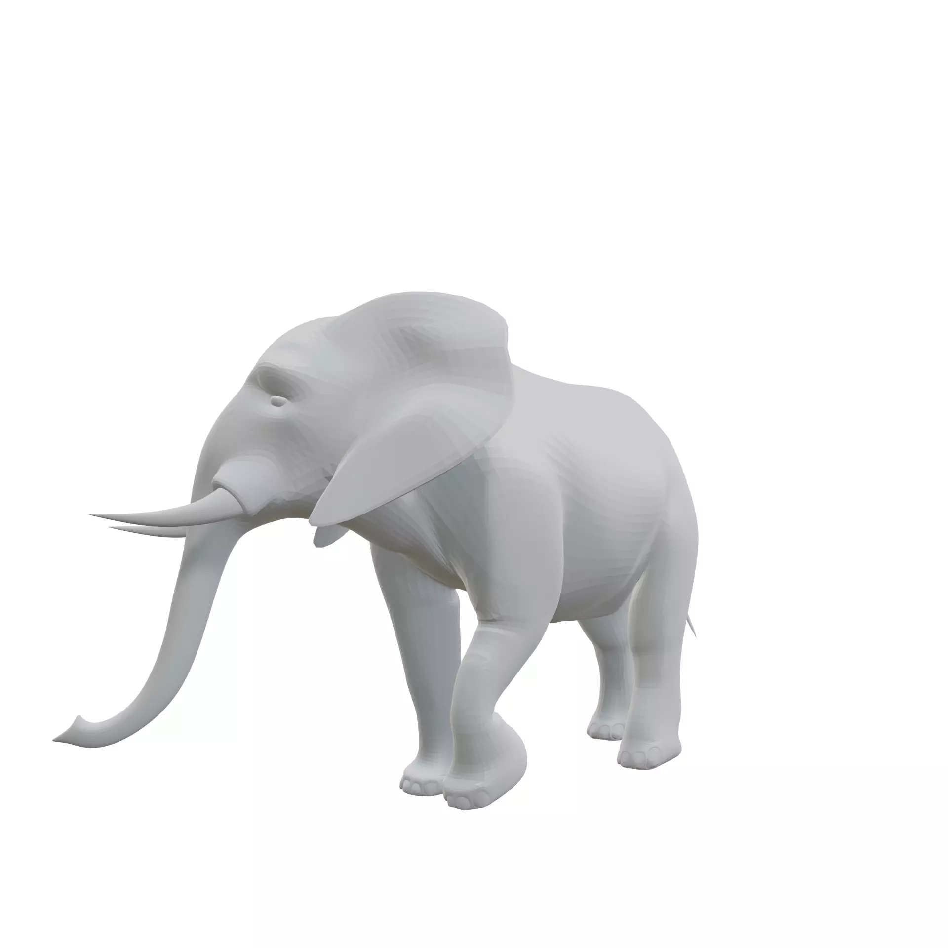 Elephant 3D print model_0