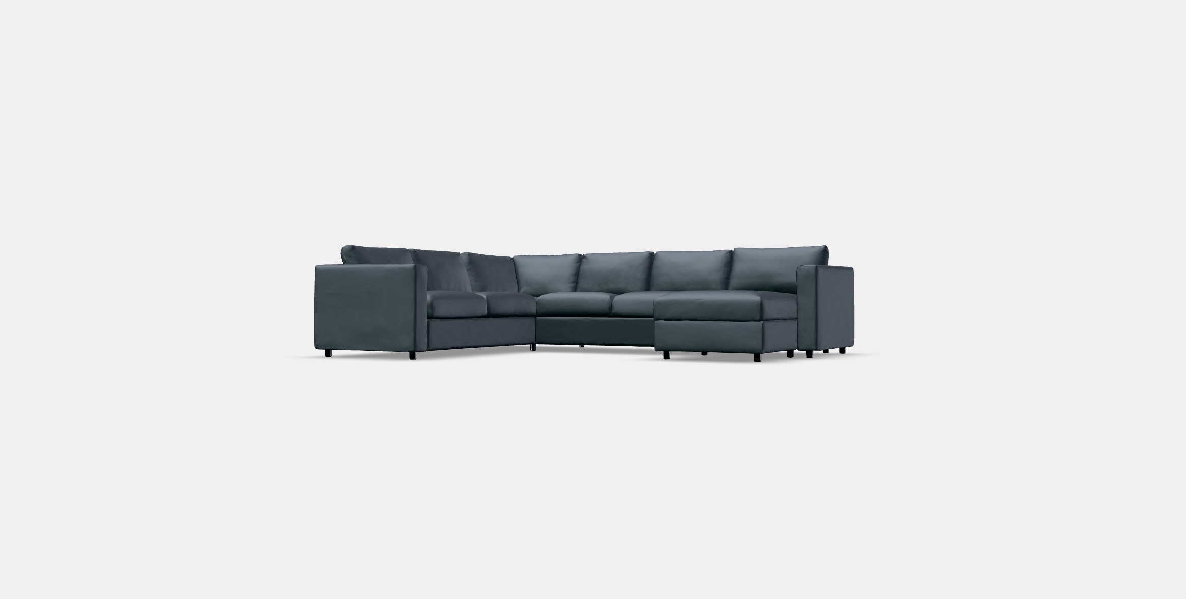 VIMLE Corner sofa 5-seat 5 Low-poly 3D model_11