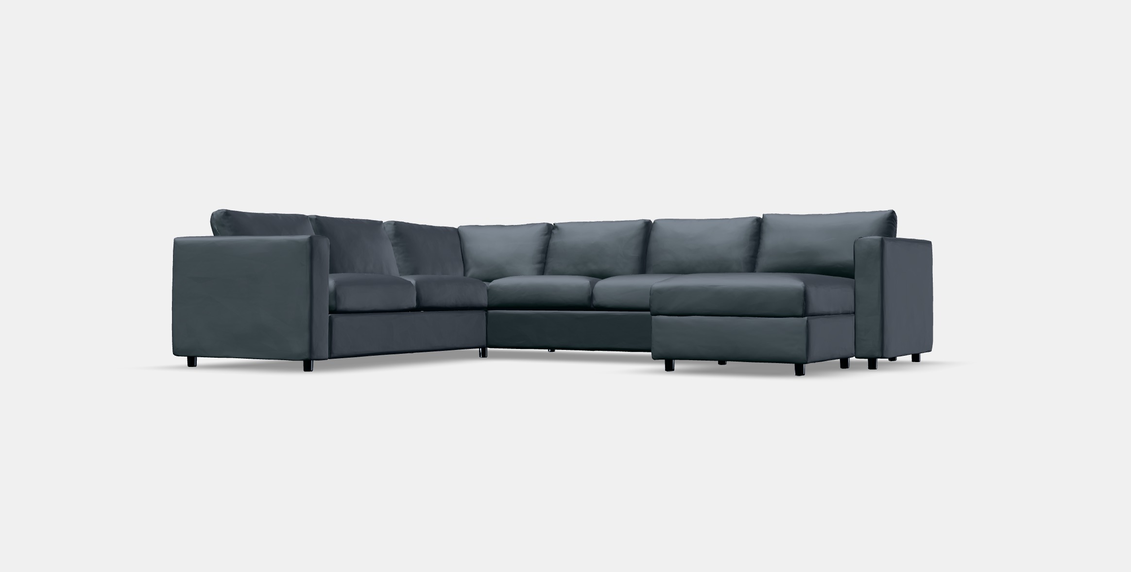 VIMLE Corner sofa 5-seat 5 Low-poly 3D model_13