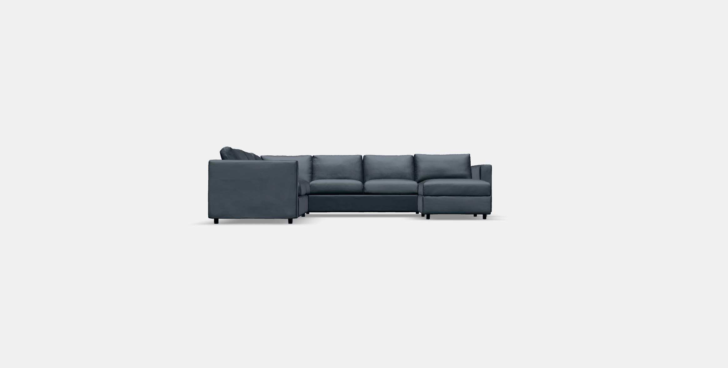 VIMLE Corner sofa 5-seat 5 Low-poly 3D model_10