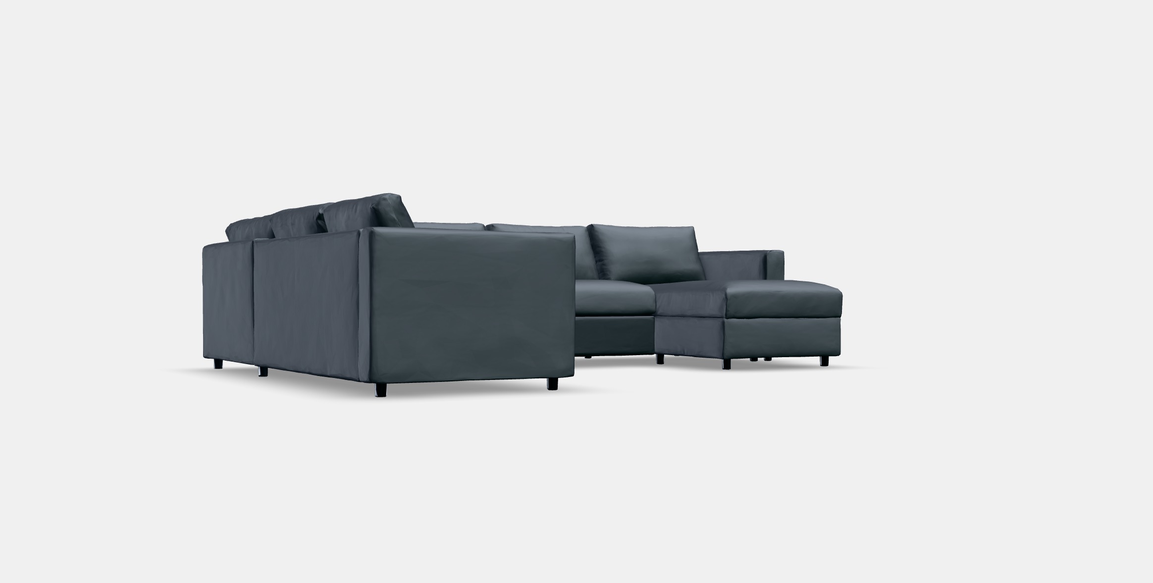 VIMLE Corner sofa 5-seat 5 Low-poly 3D model_8