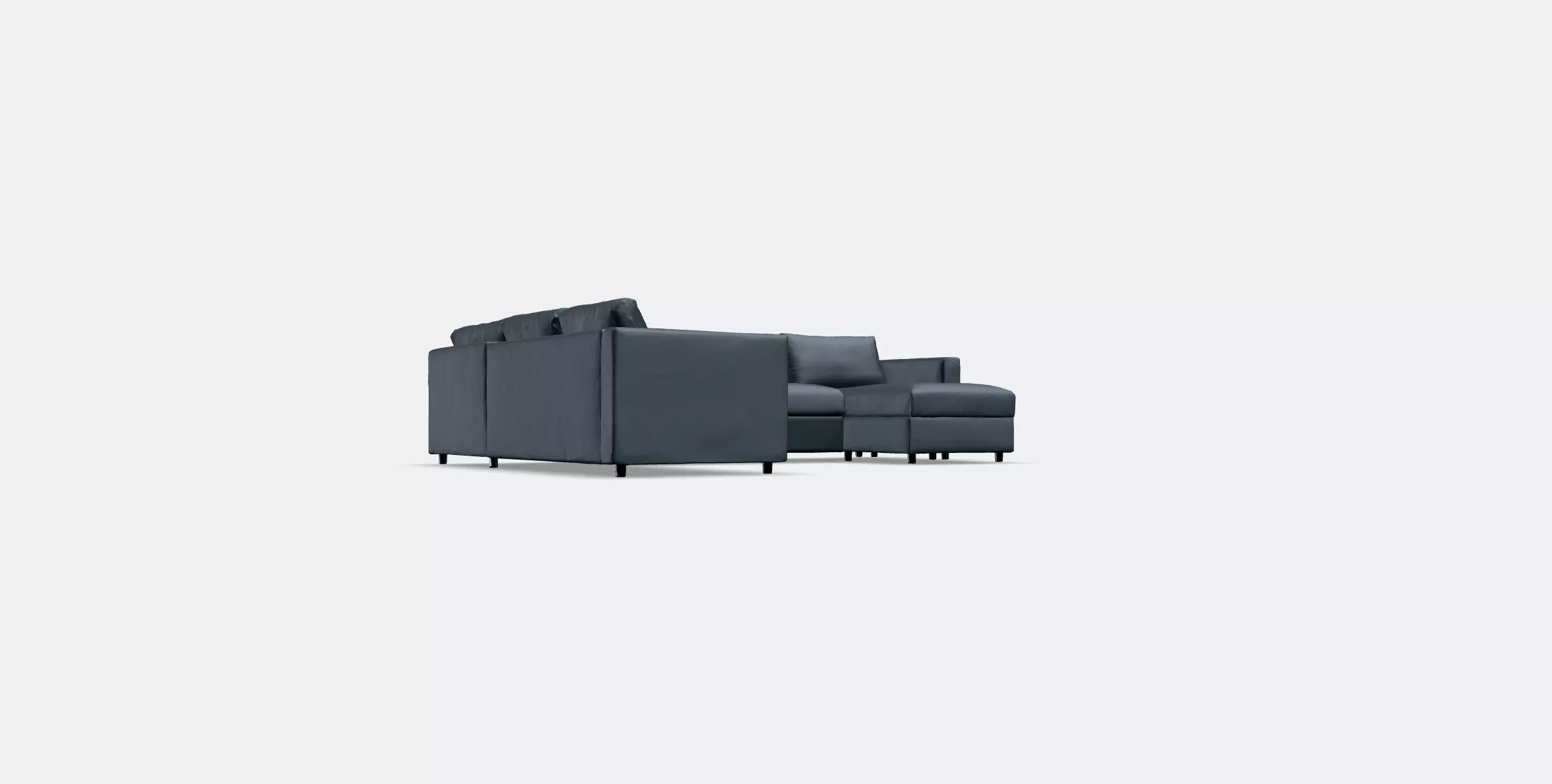 VIMLE Corner sofa 5-seat 5 Low-poly 3D model_0