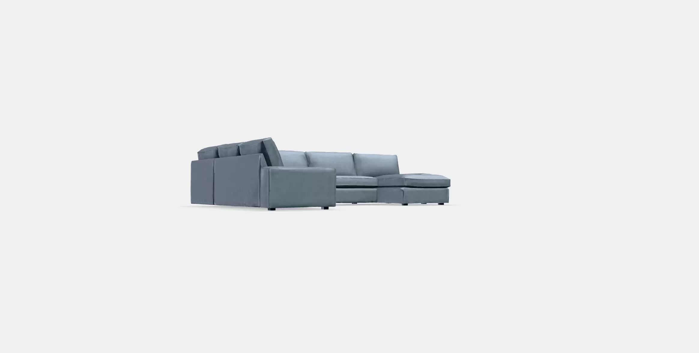 KIVIK Corner sofa 6-seat w chaise longue Low-poly 3D model_0
