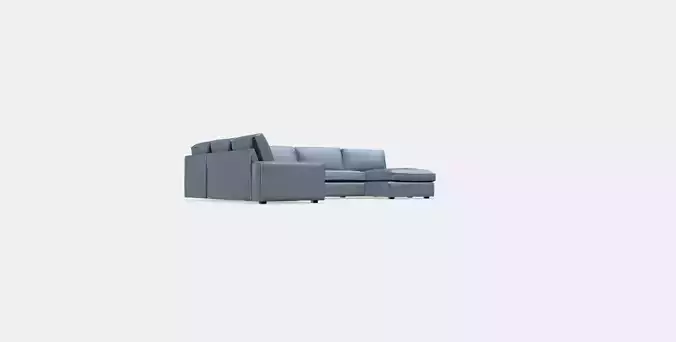 KIVIK Corner sofa 6-seat w chaise longue Low-poly 3D model