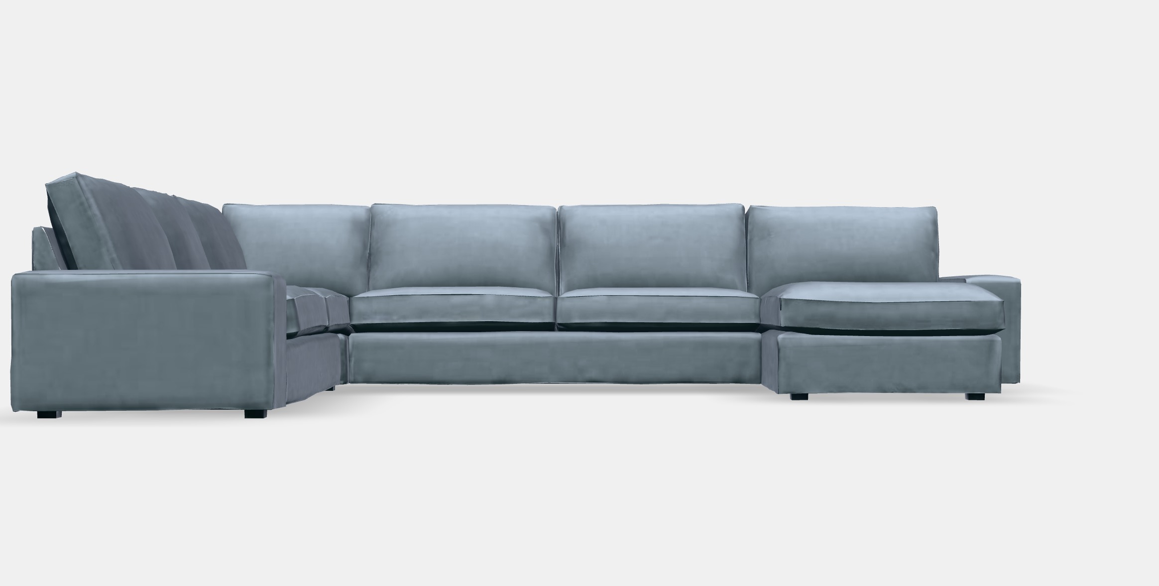 KIVIK Corner sofa 6-seat w chaise longue Low-poly 3D model_11