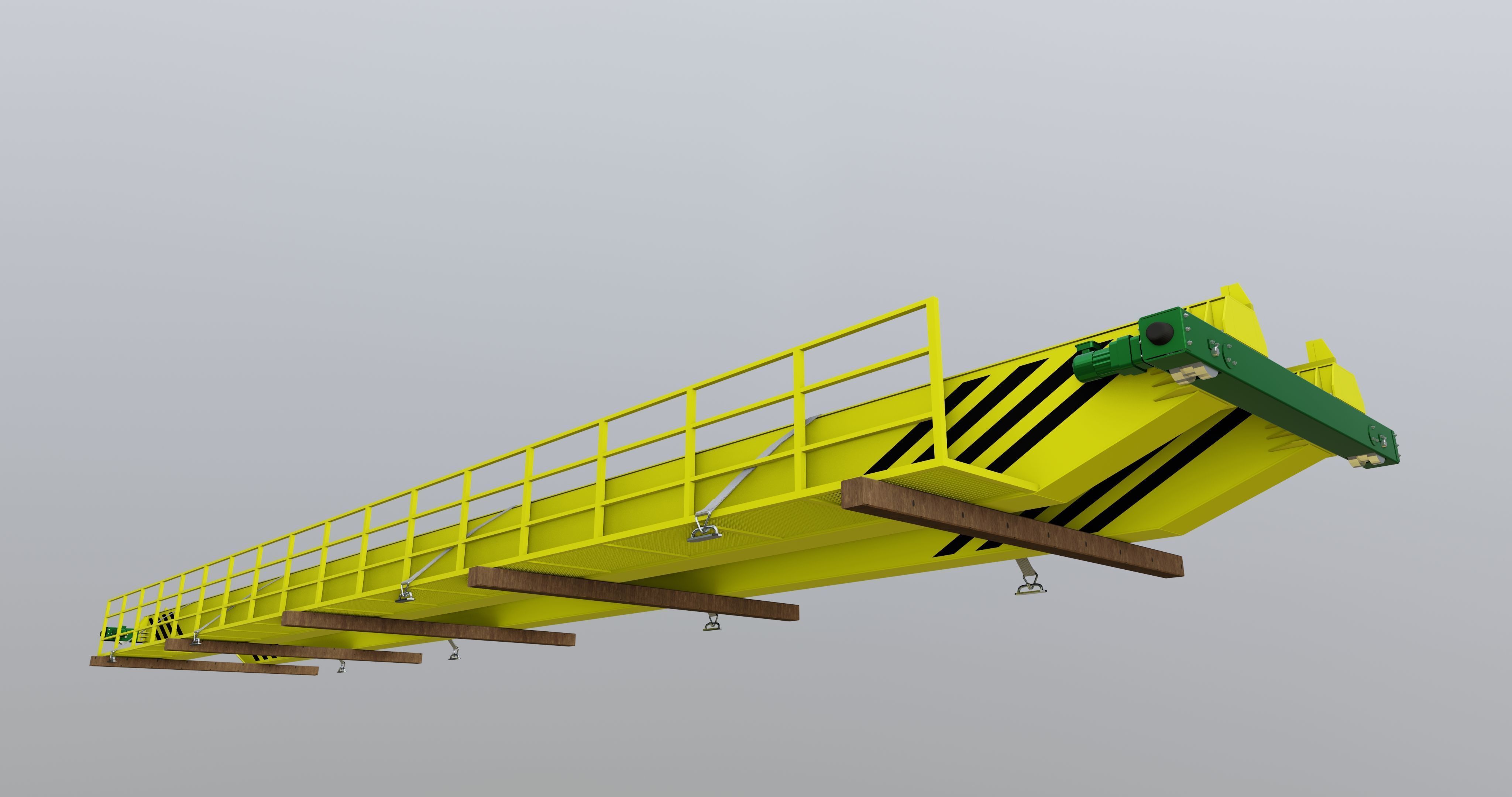 CARGO MODELS FOR TRUCK TRAILER-Overhead Crane Type-1 3D model_13