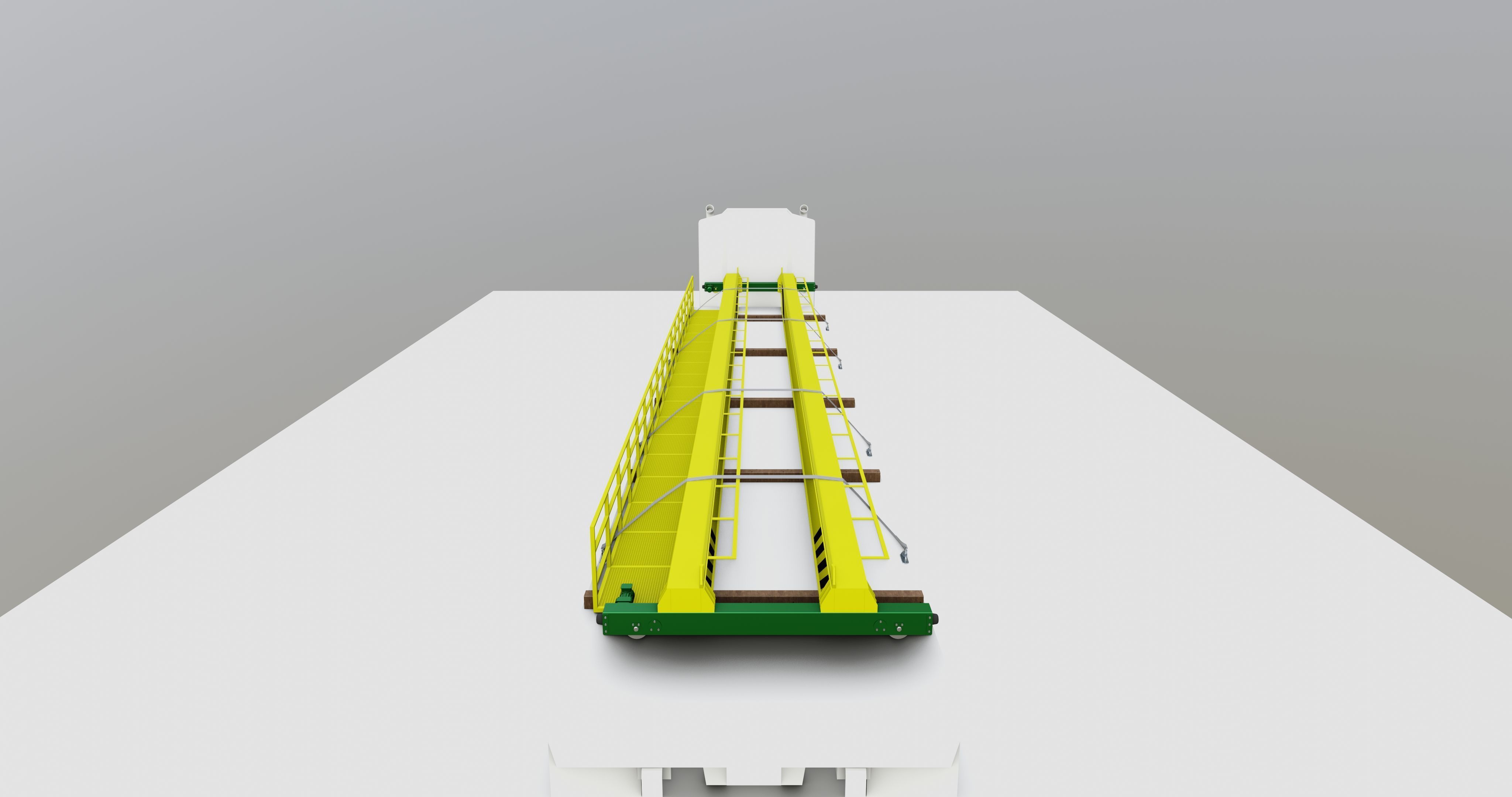 CARGO MODELS FOR TRUCK TRAILER-Overhead Crane Type-1 3D model_8