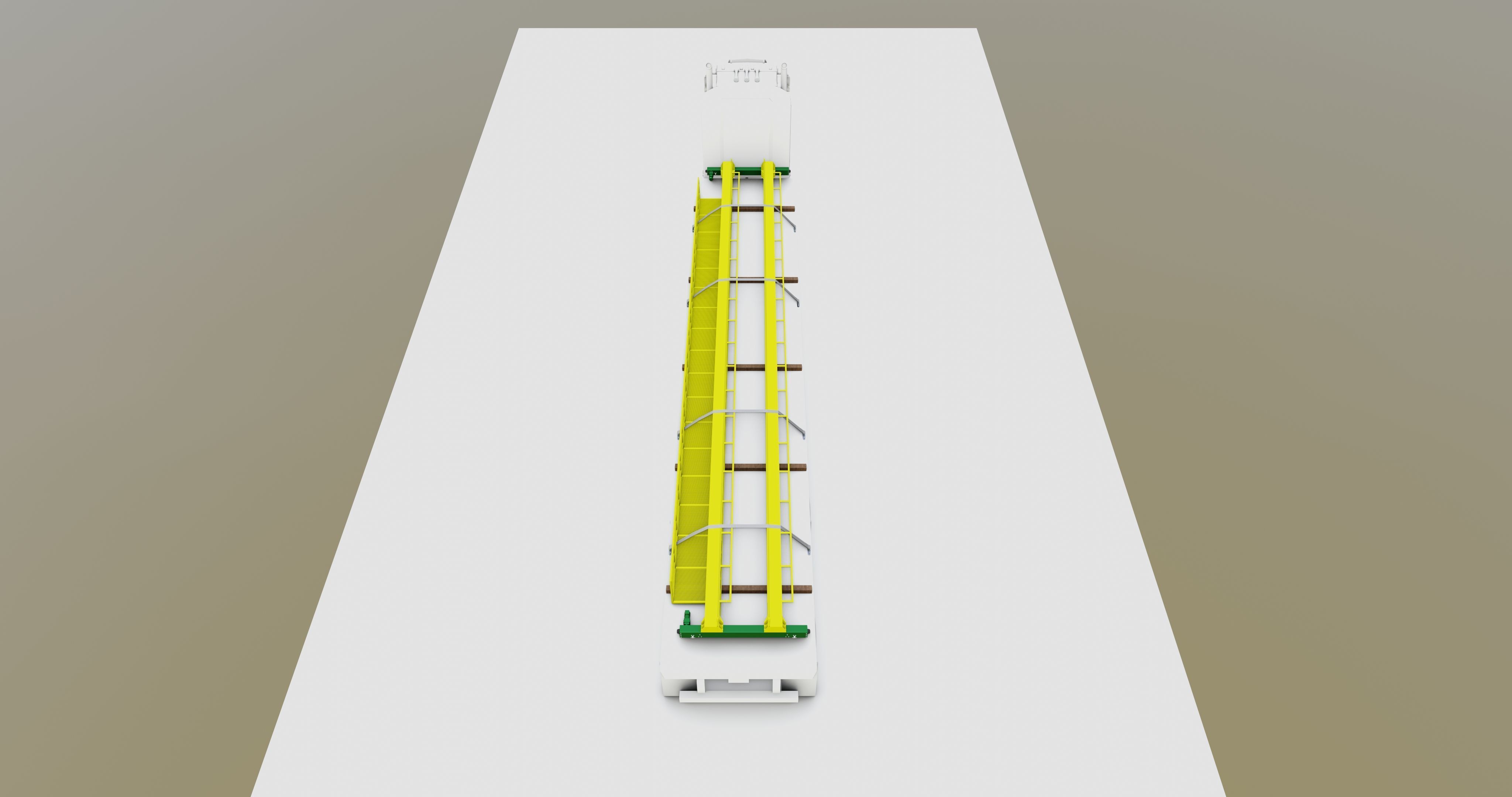 CARGO MODELS FOR TRUCK TRAILER-Overhead Crane Type-1 3D model_10