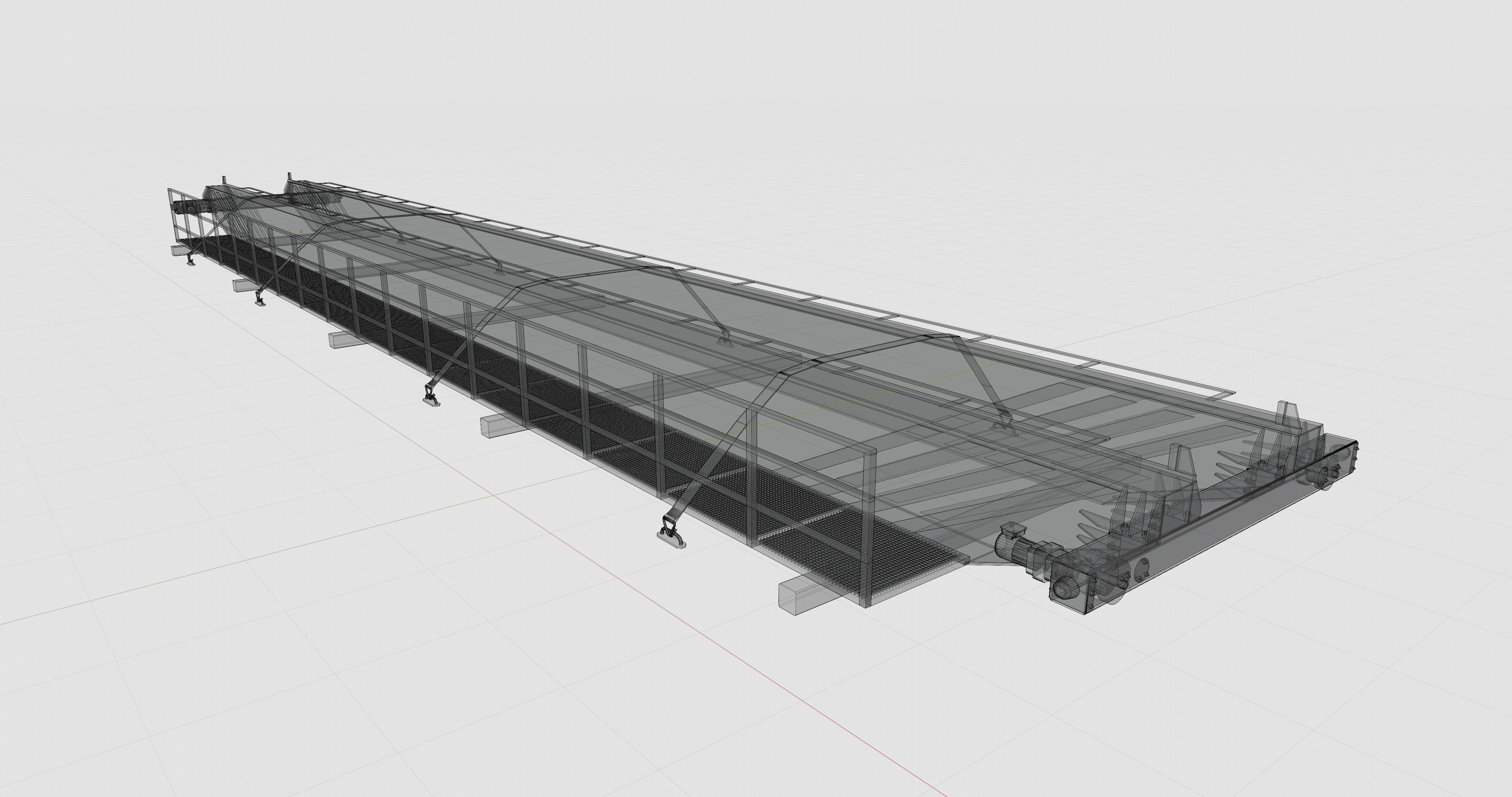 CARGO MODELS FOR TRUCK TRAILER-Overhead Crane Type-1 3D model_24