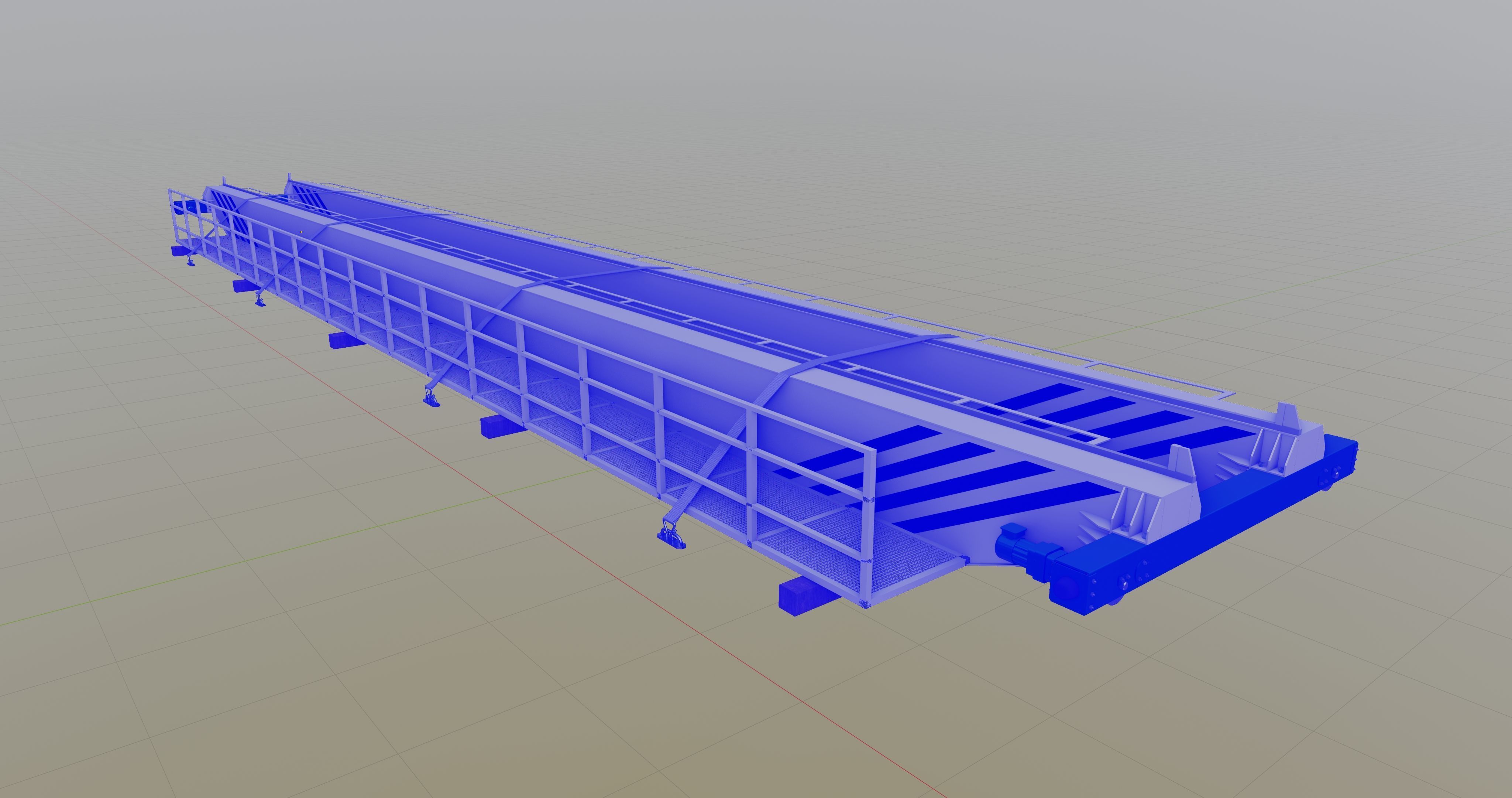 CARGO MODELS FOR TRUCK TRAILER-Overhead Crane Type-1 3D model_20