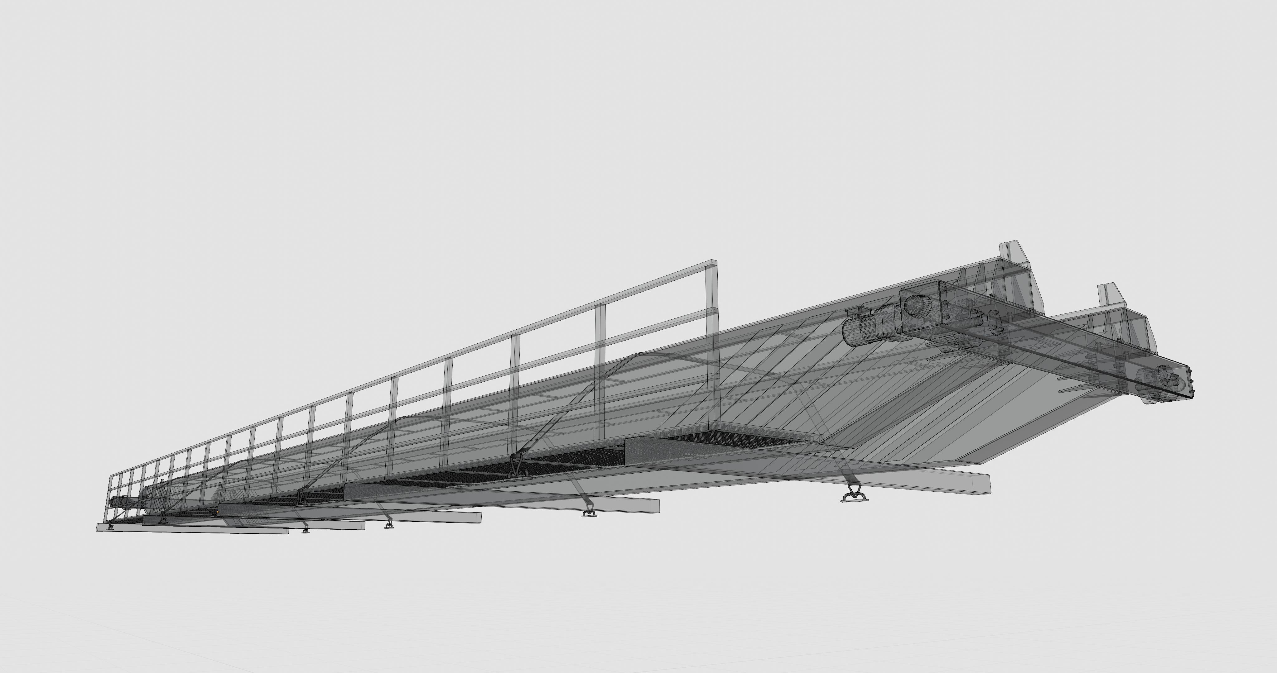 CARGO MODELS FOR TRUCK TRAILER-Overhead Crane Type-1 3D model_22