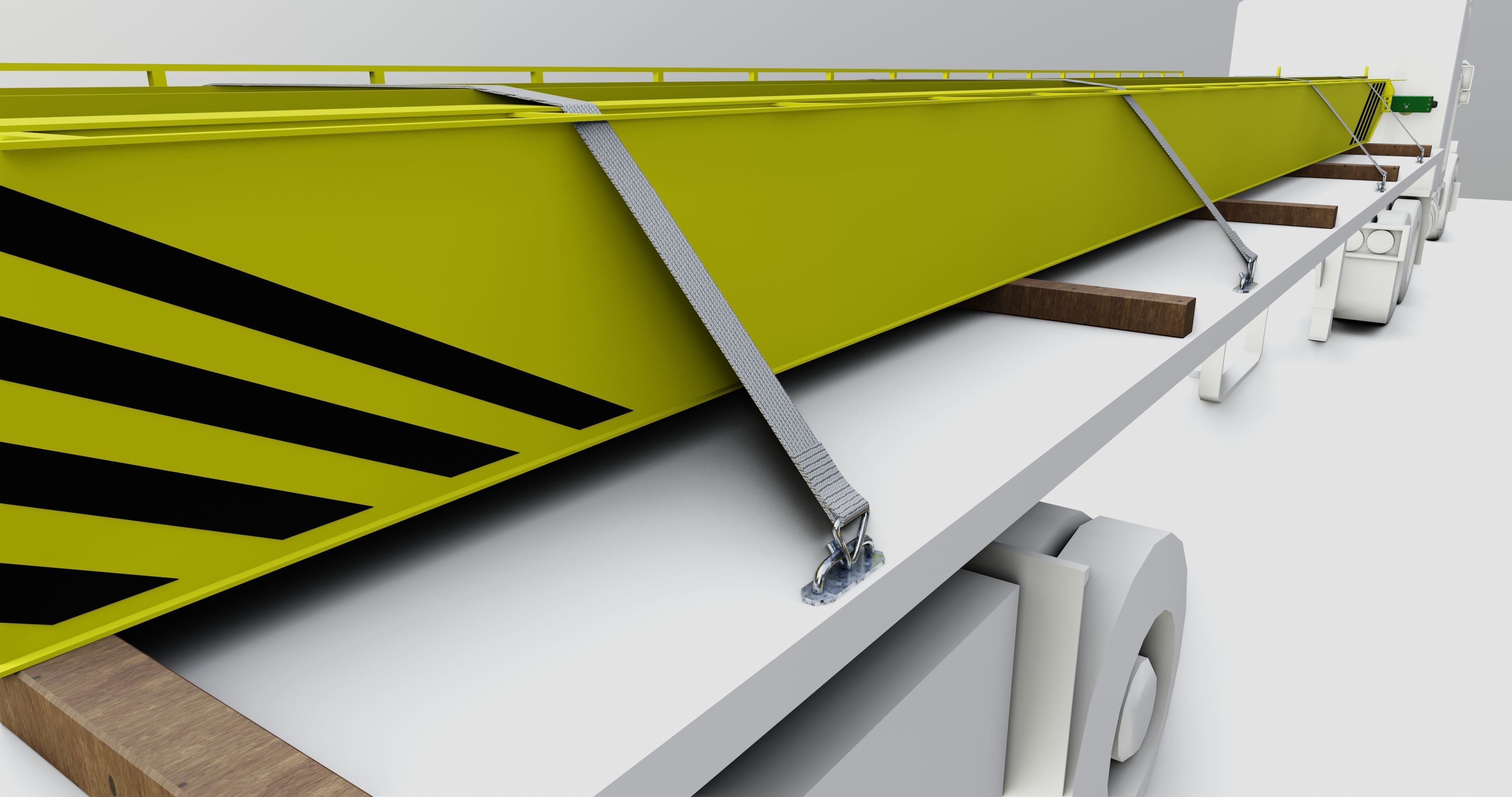 CARGO MODELS FOR TRUCK TRAILER-Overhead Crane Type-1 3D model_6