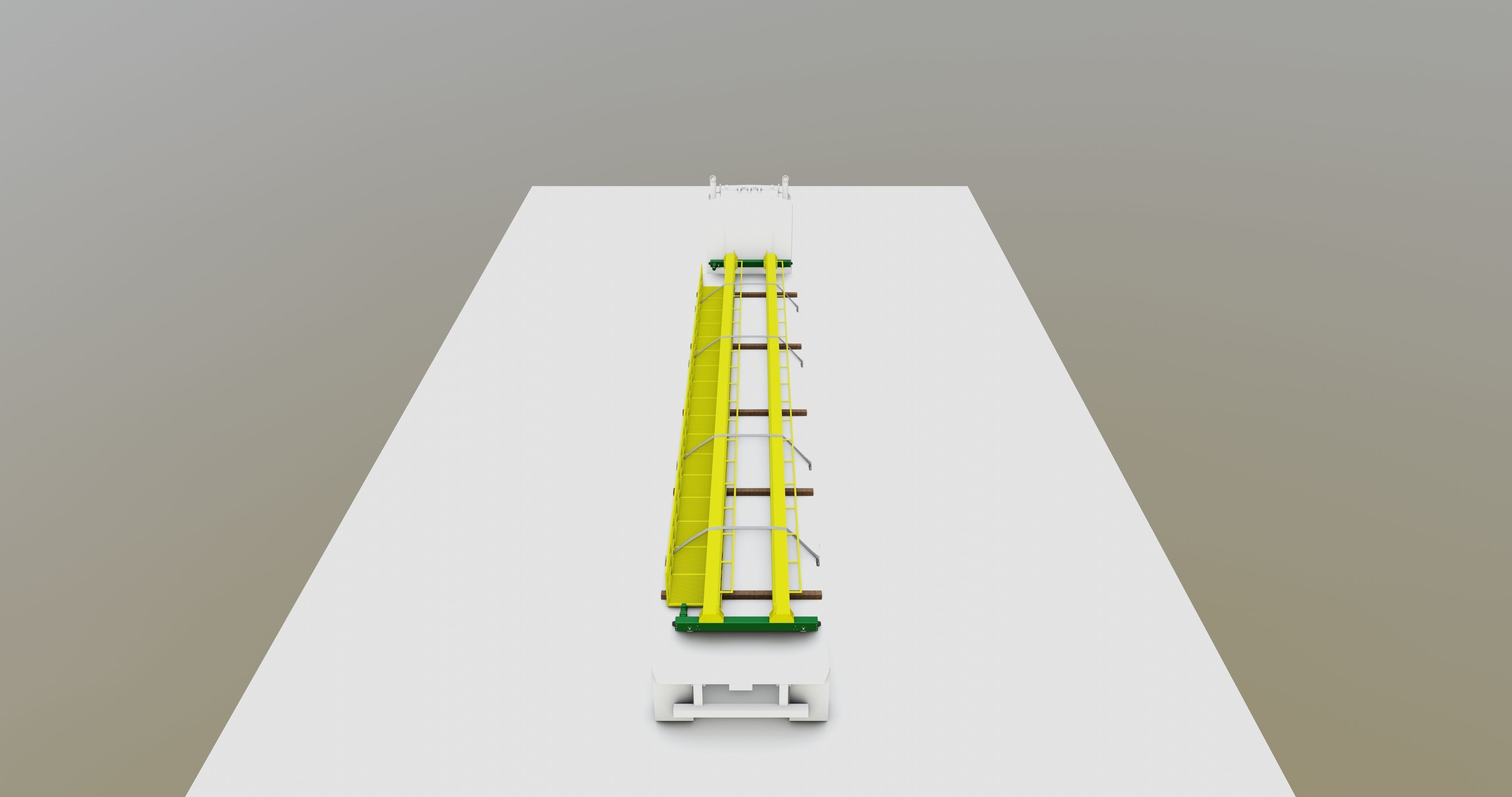 CARGO MODELS FOR TRUCK TRAILER-Overhead Crane Type-1 3D model_9