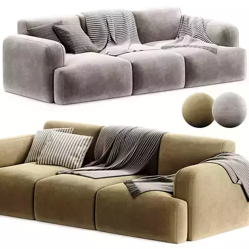 Stella Cream Boucle Sofa