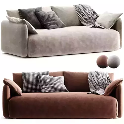 Offset Sofa 3D model
