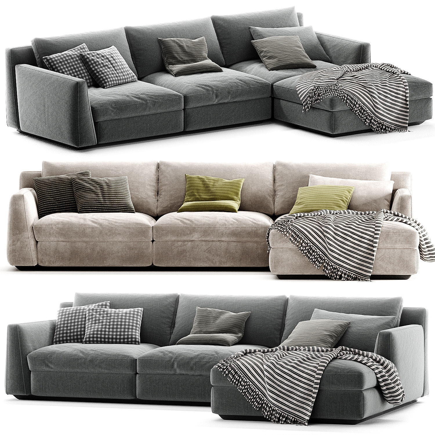 Ellington Sofa By Casamania Horm 3D model_1