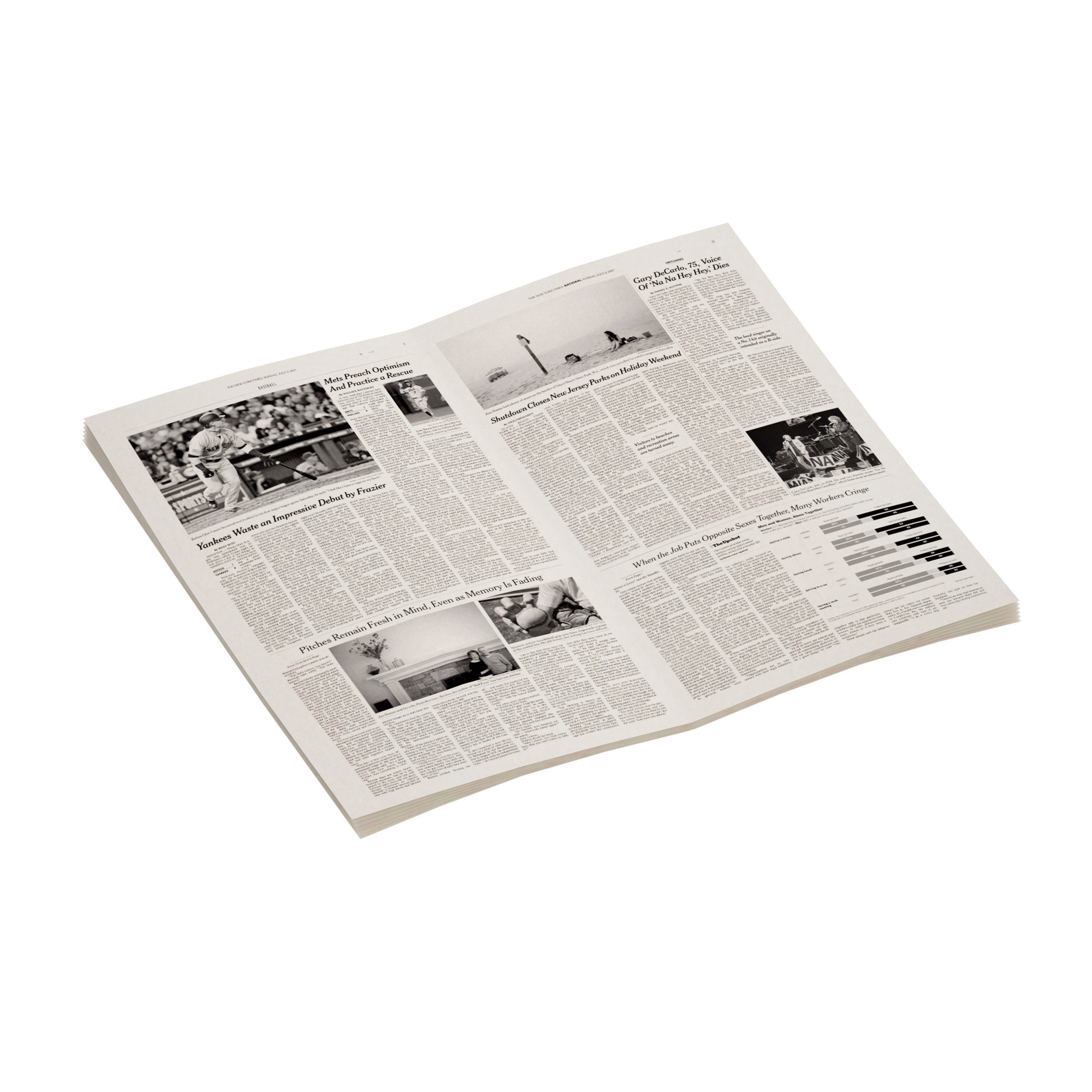 Newspaper Newspapers The New York Times 3D model_2