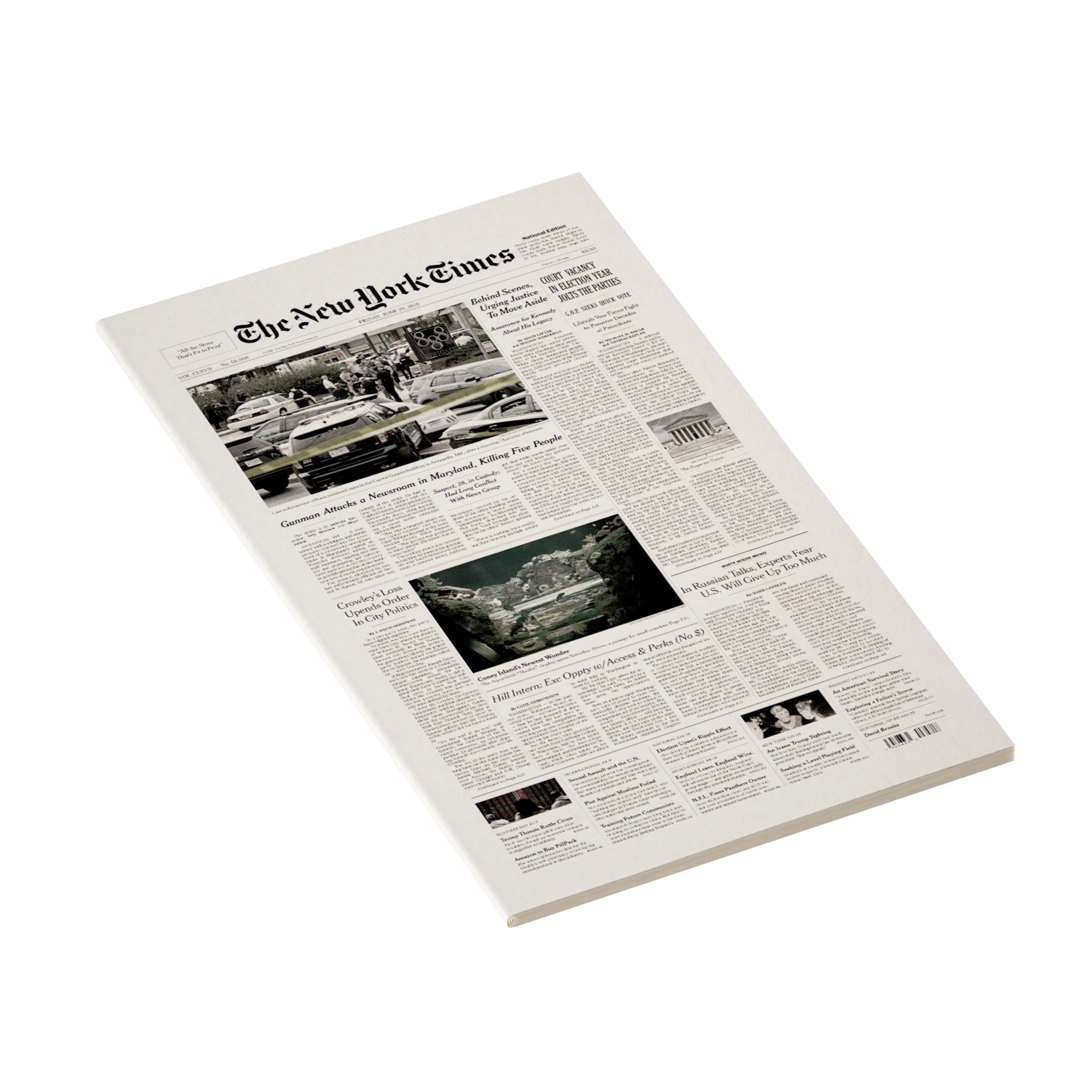 Newspaper Newspapers The New York Times 3D model_3