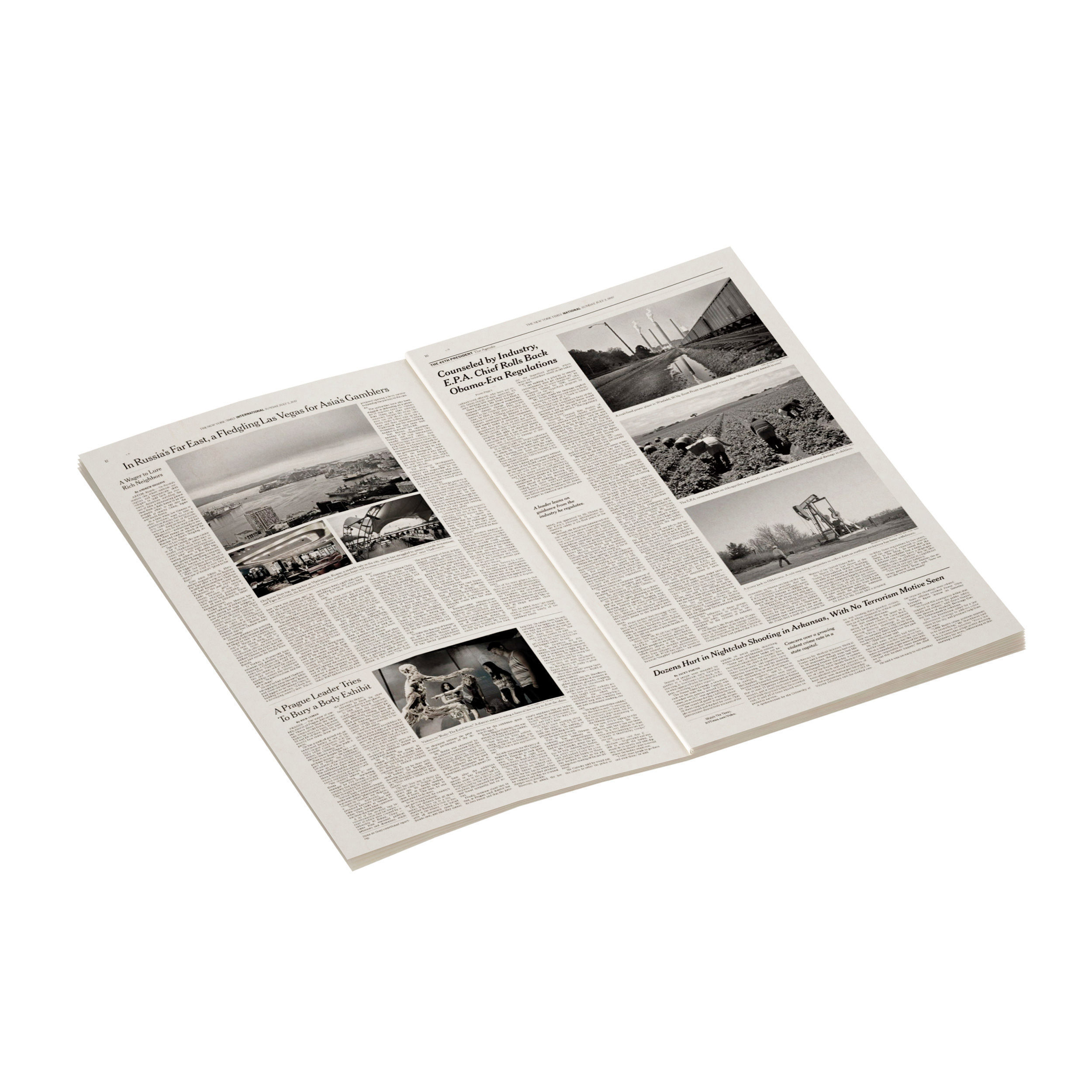 Newspaper Newspapers The New York Times 3D model_1