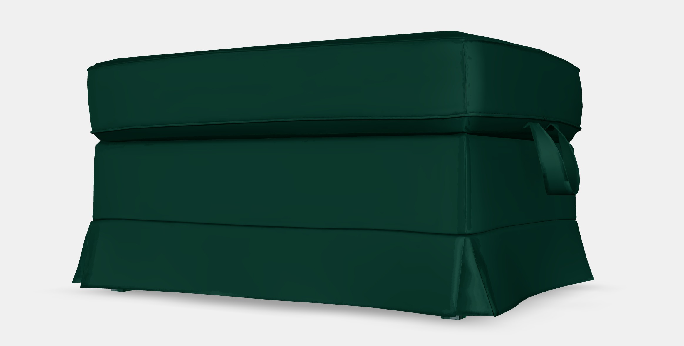 EKTORP Footstool 2 Low-poly 3D model_6