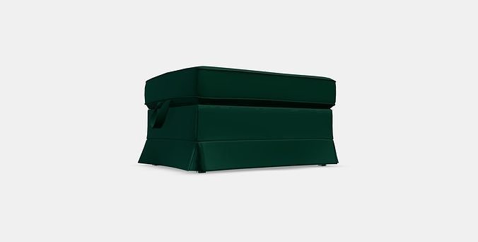 EKTORP Footstool 2 Low-poly 3D model