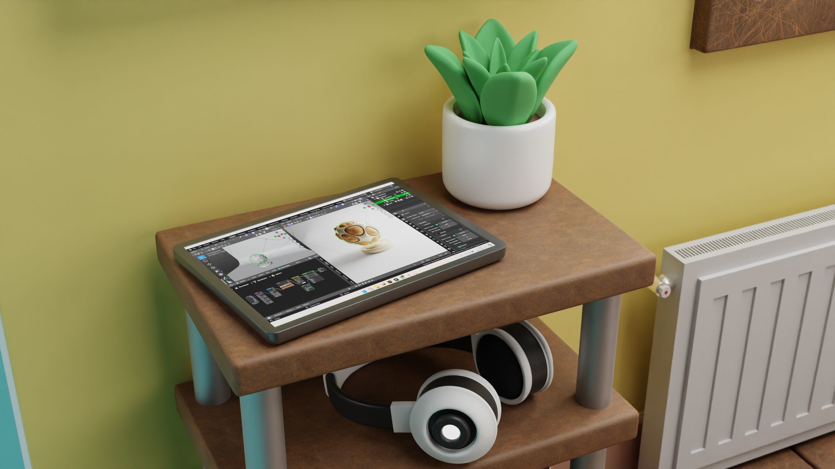 Living room 3D model_4