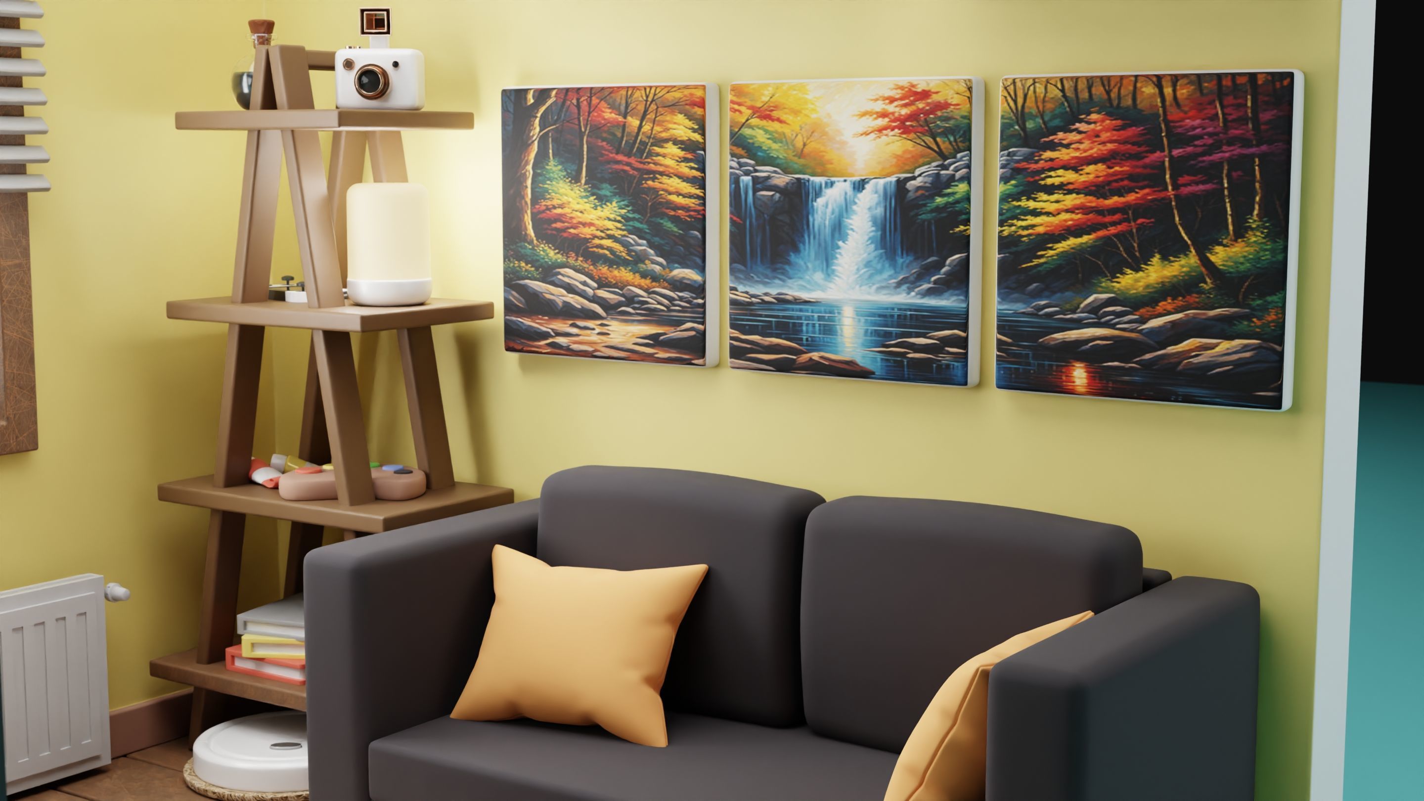 Living room 3D model_5